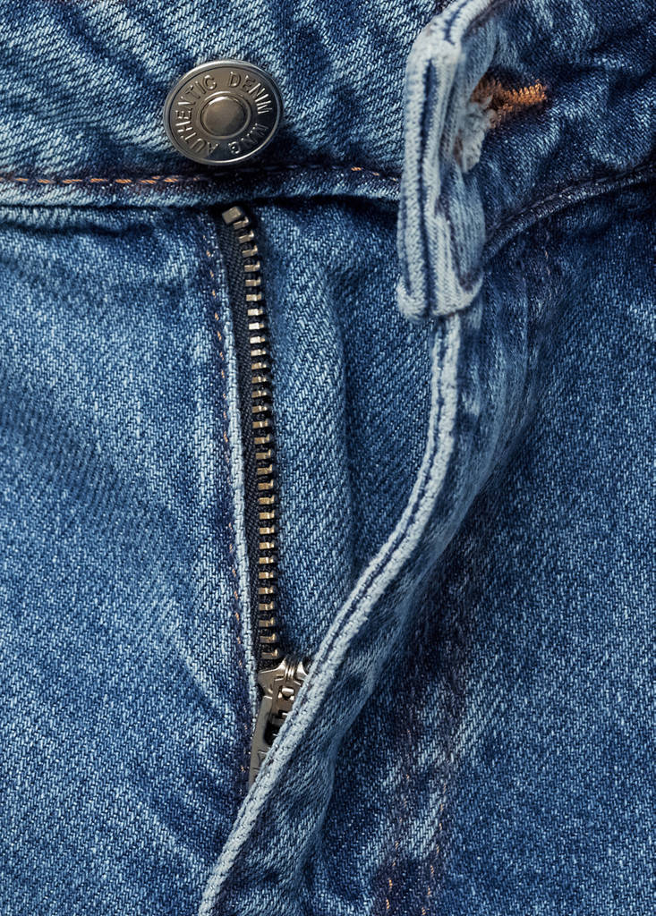 Ripped slim jeans — Medium Blue
