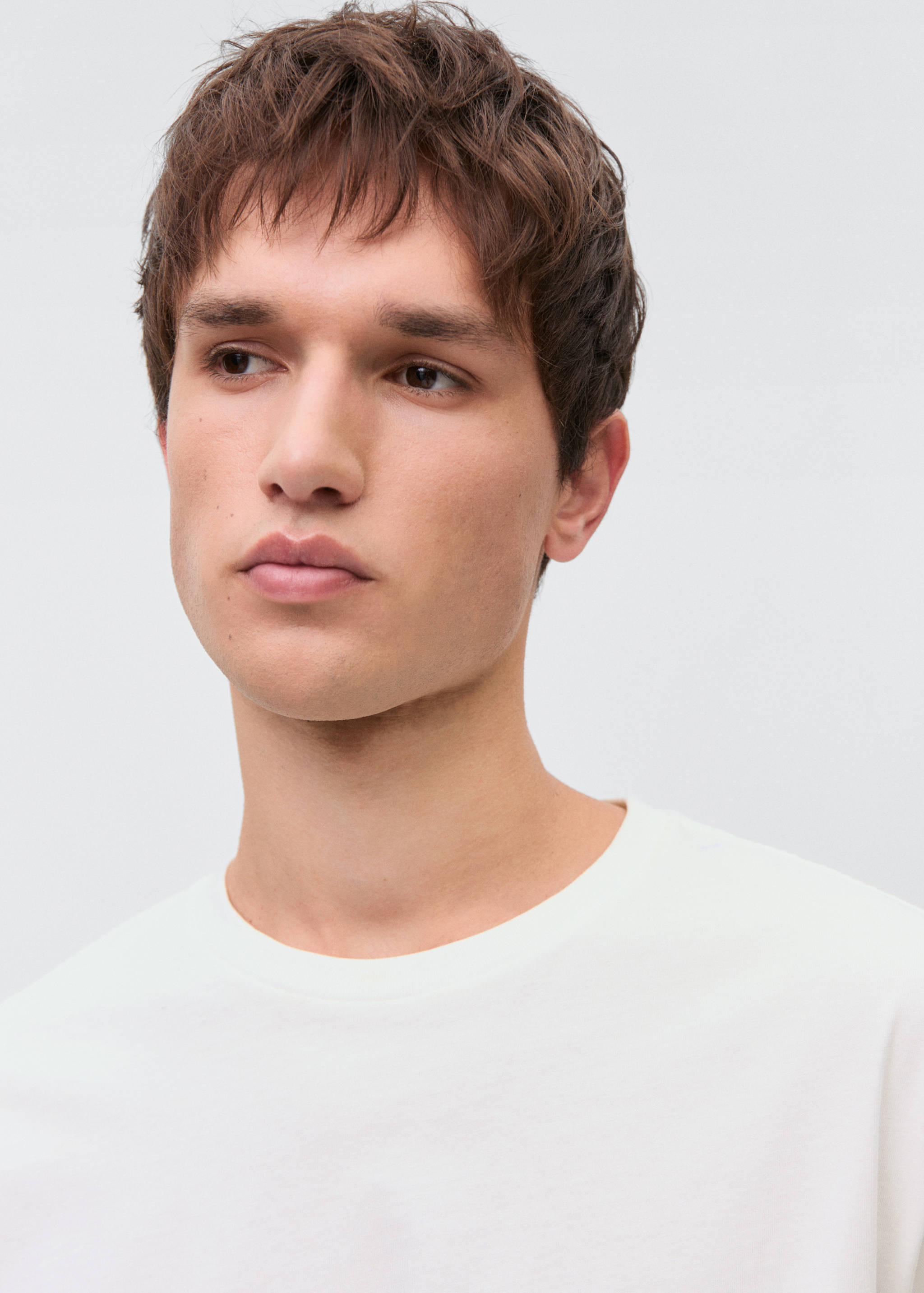 Essential cotton-blend T-shirt - Details of the article 1