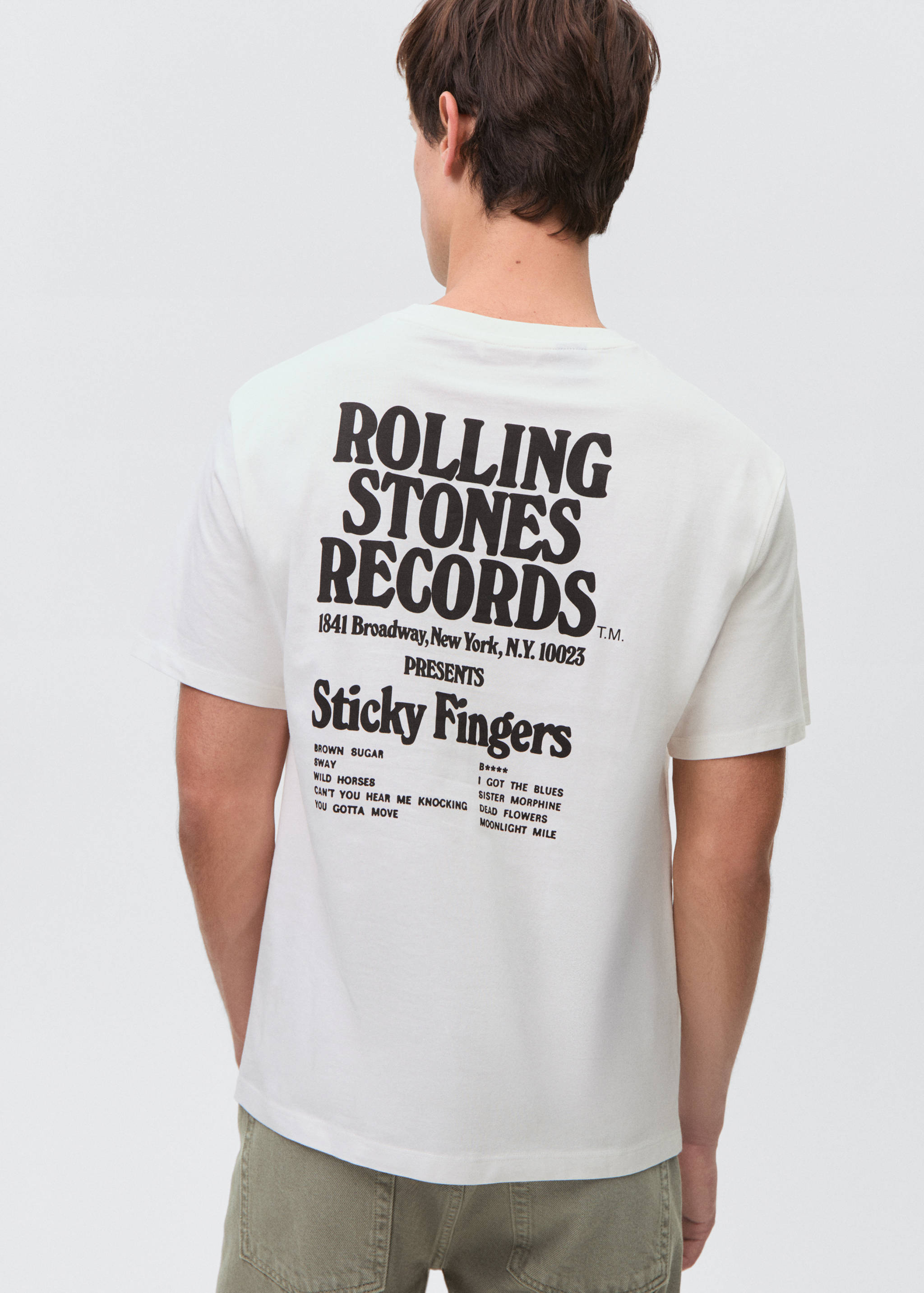The Rolling Stones T-shirt - Reverse of the article