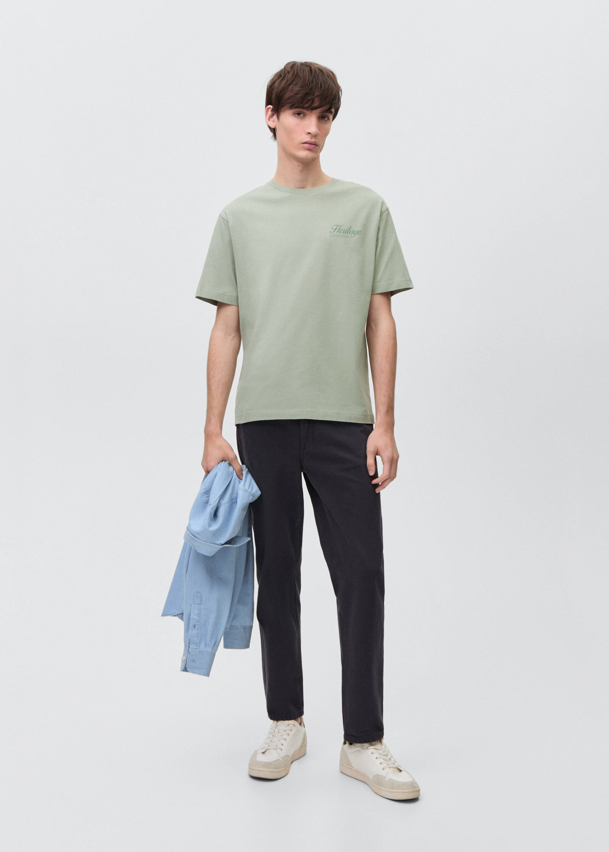 T-shirt coton imprimé - Plan général