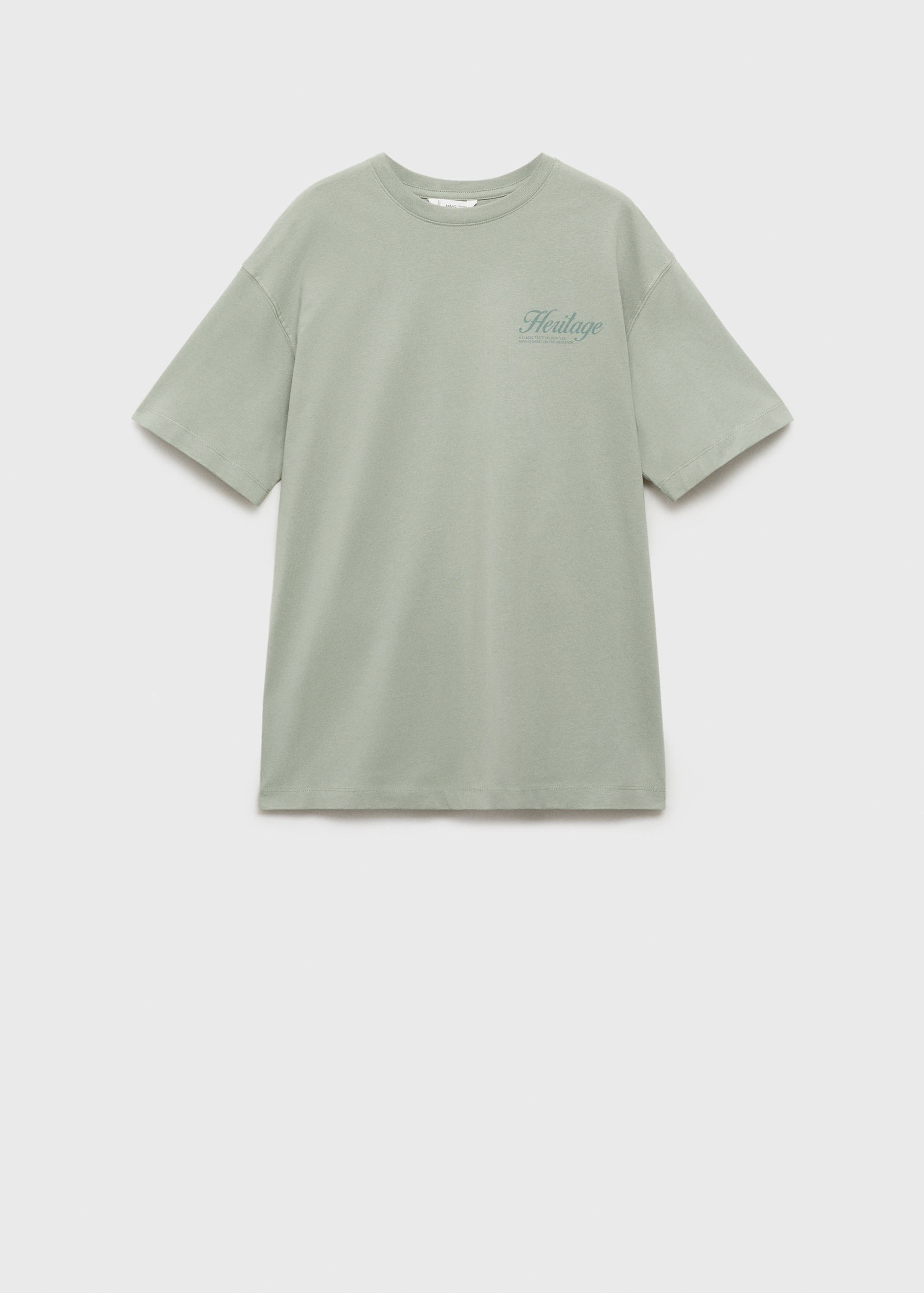 Printed cotton-blend T-shirt - Article without model