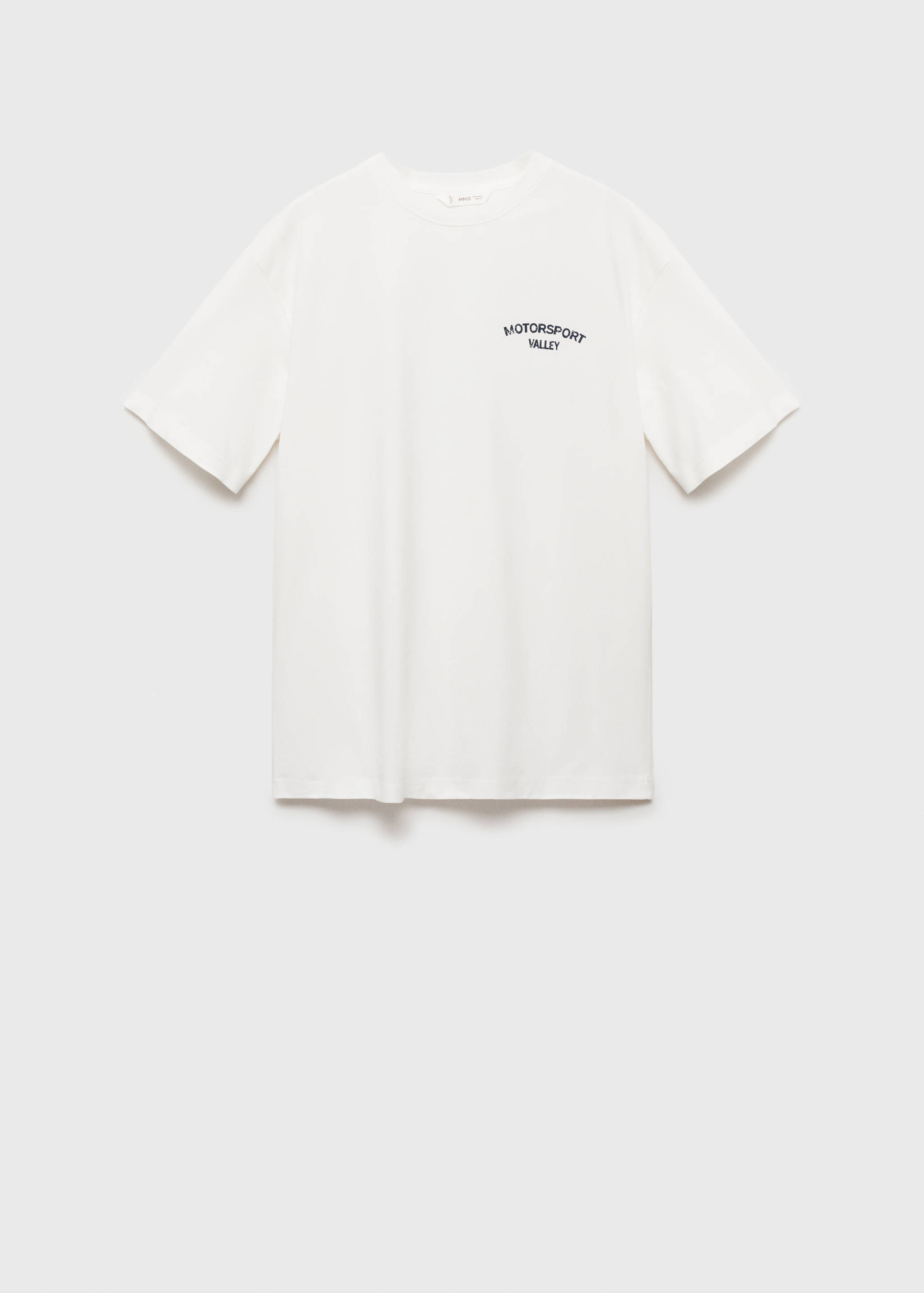 Printed cotton-blend T-shirt - Article without model