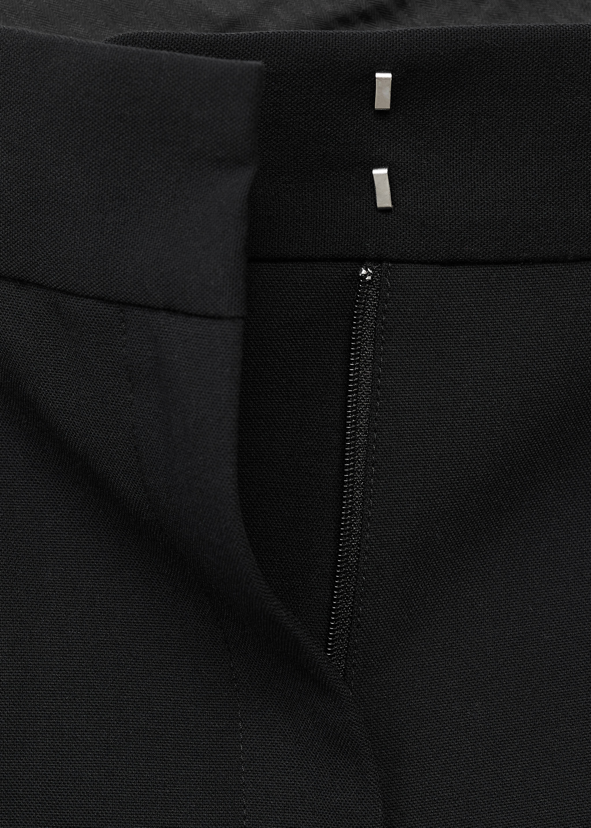 Straight-fit pleated pants - Details of the article 0