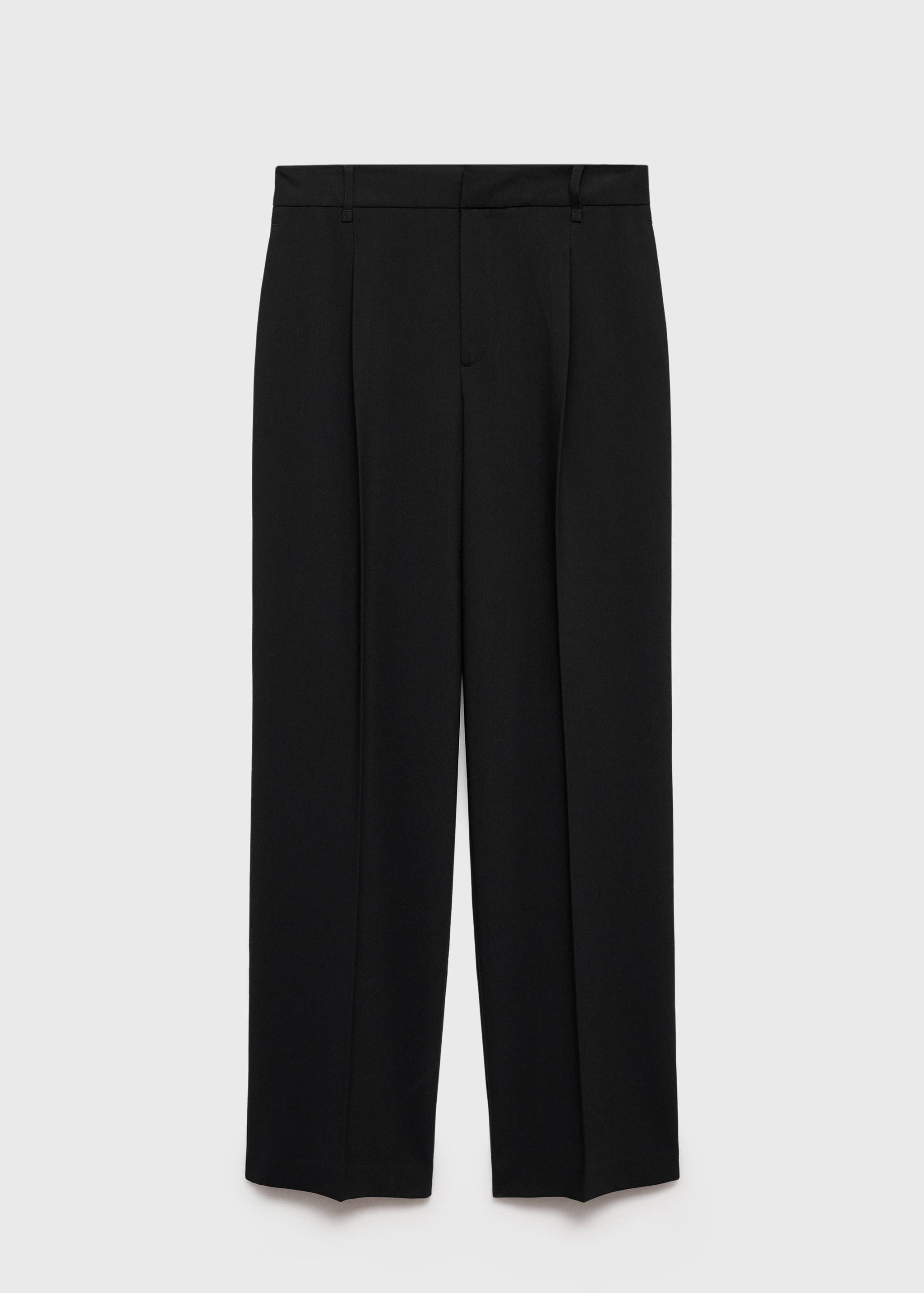 Straight-fit pleated pants - Article without model