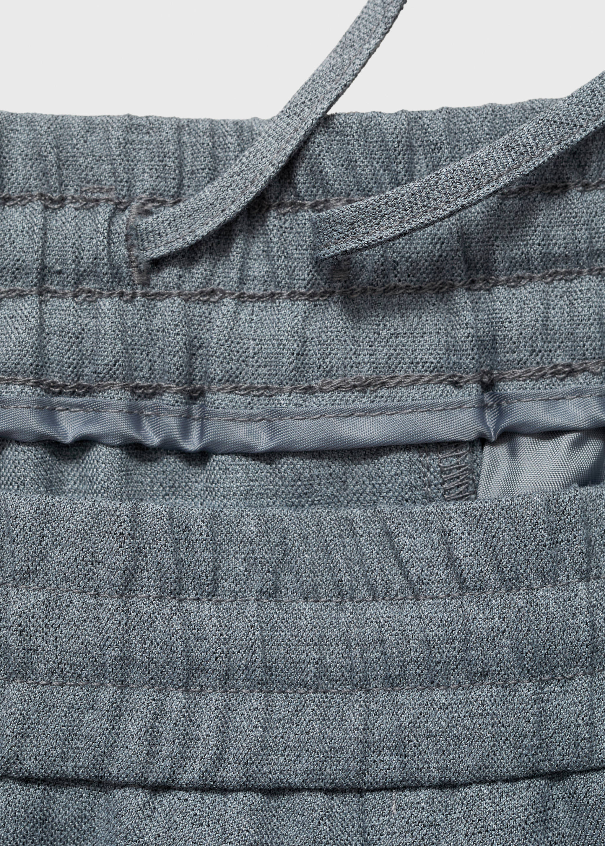 Wide leg trousers with elastic waist - Details of the article 0