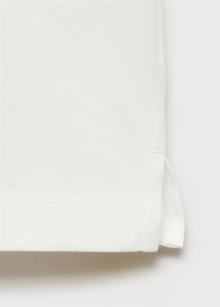 V-neck T-shirt — Off White