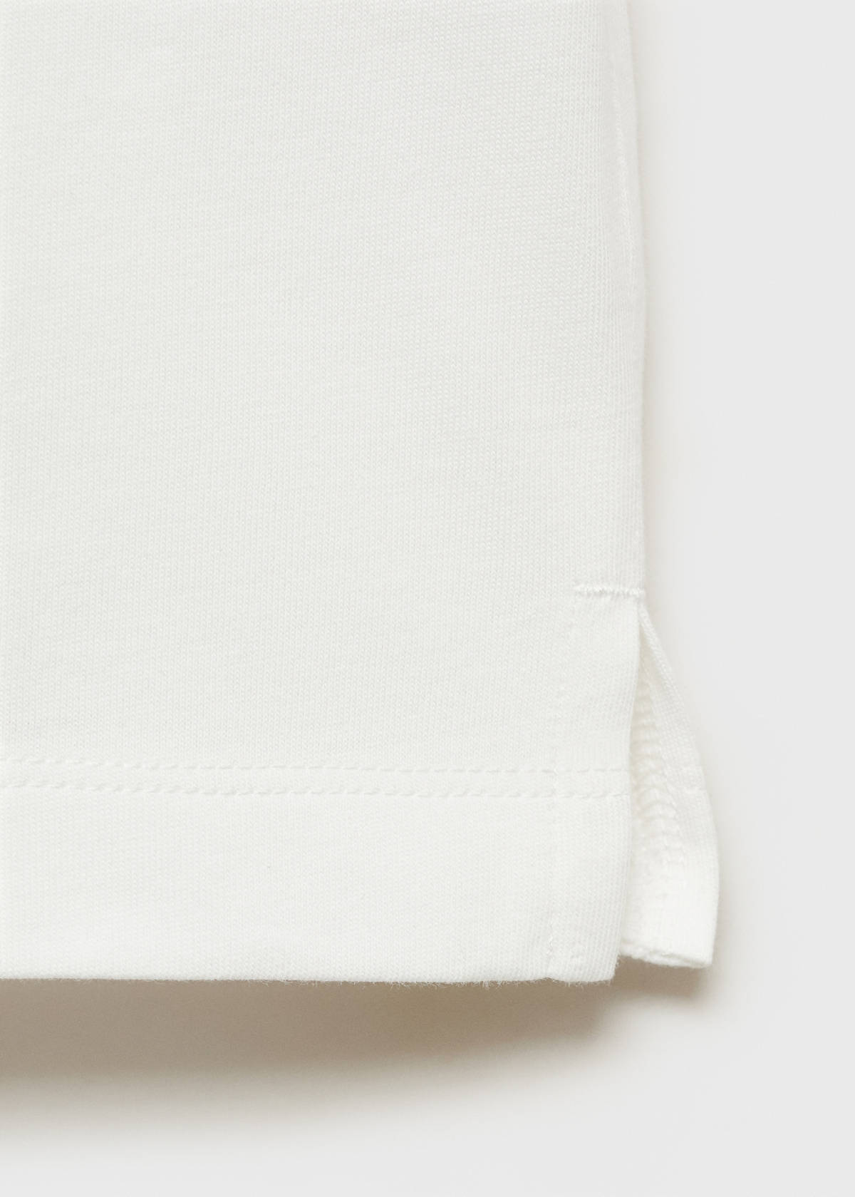 V-neck T-shirt — Off White