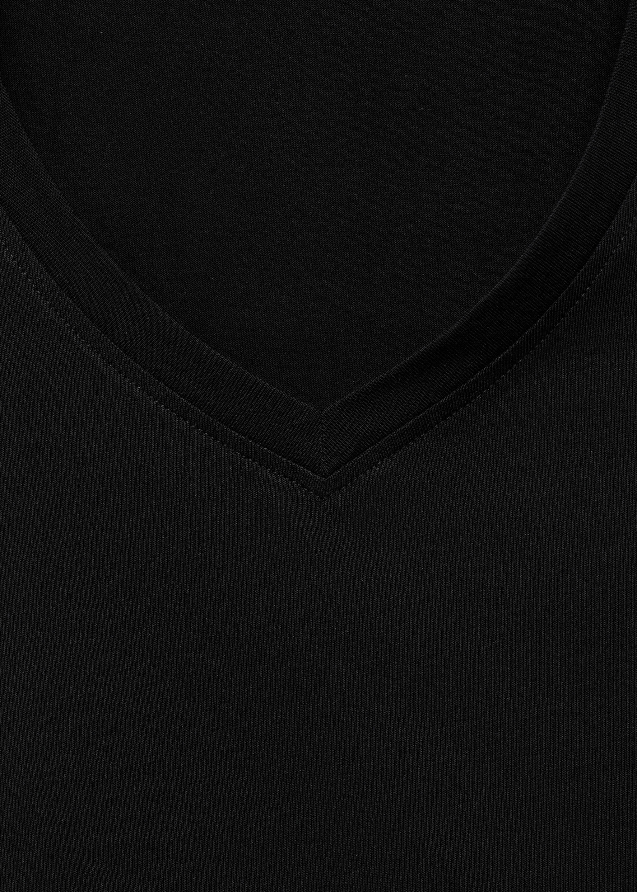 V-neck T-shirt - Details of the article 8