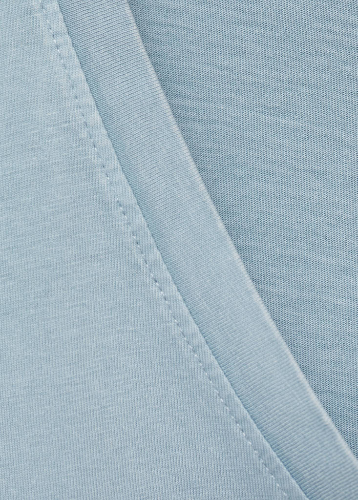 V-neck T-shirt — Sky Blue