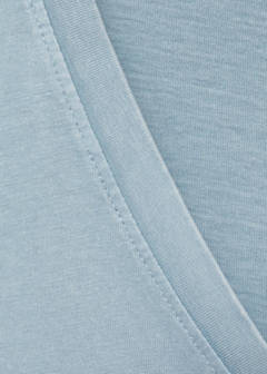 V-neck T-shirt — Sky Blue 4