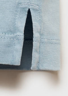 V-neck T-shirt — Sky Blue 6