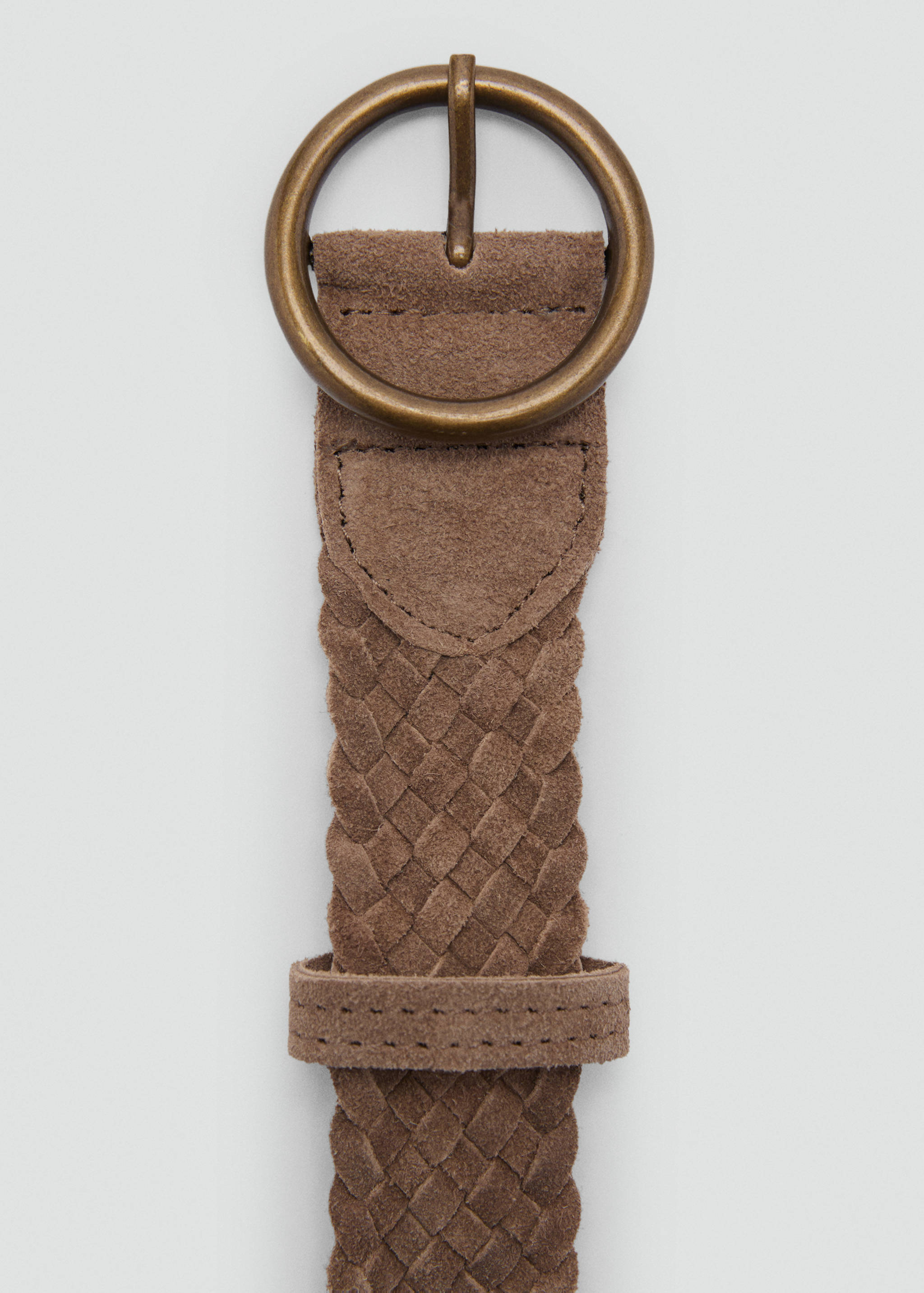 Ceinture cuir suède tressée - Détail de l'article 1