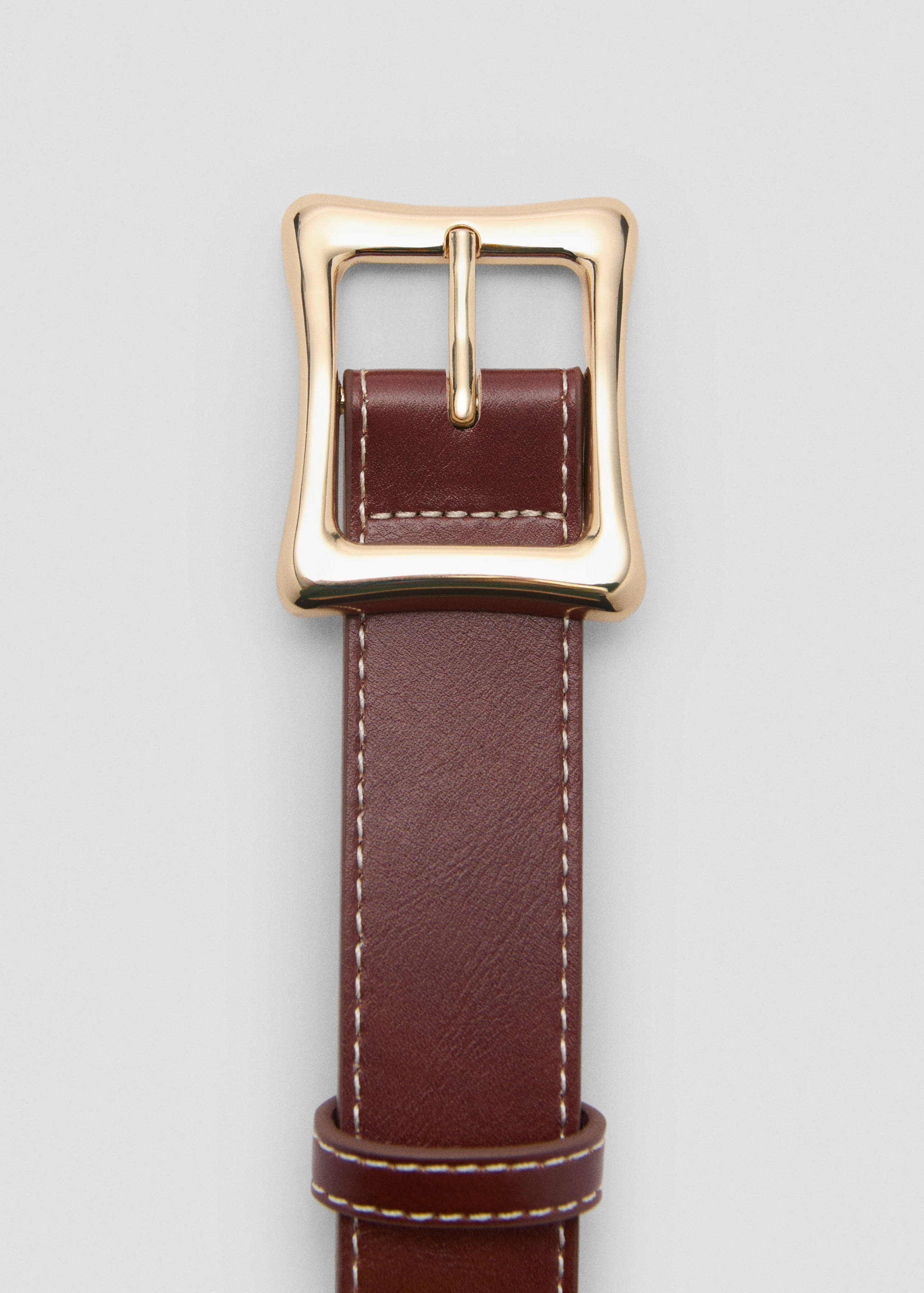 Square buckle belt - Medium plane