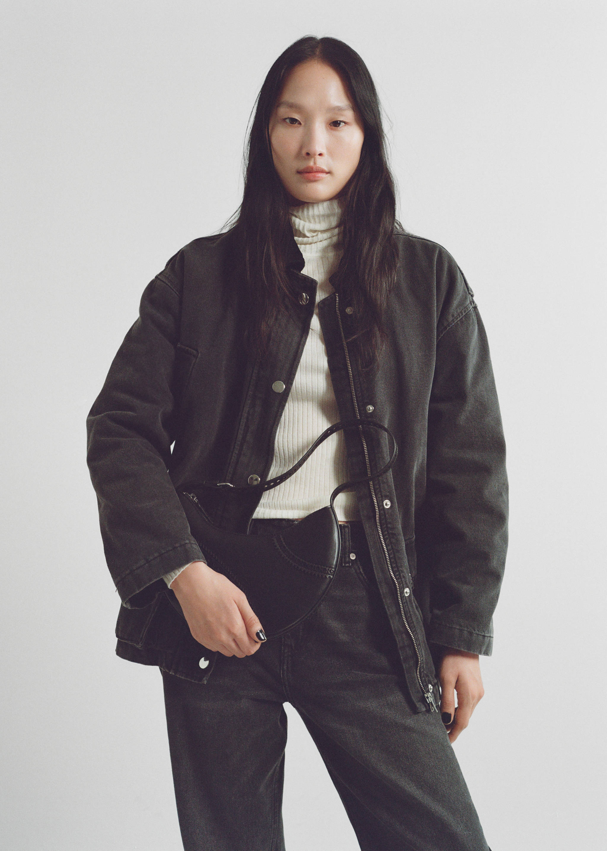 Die-cut shoulder bag - General plane