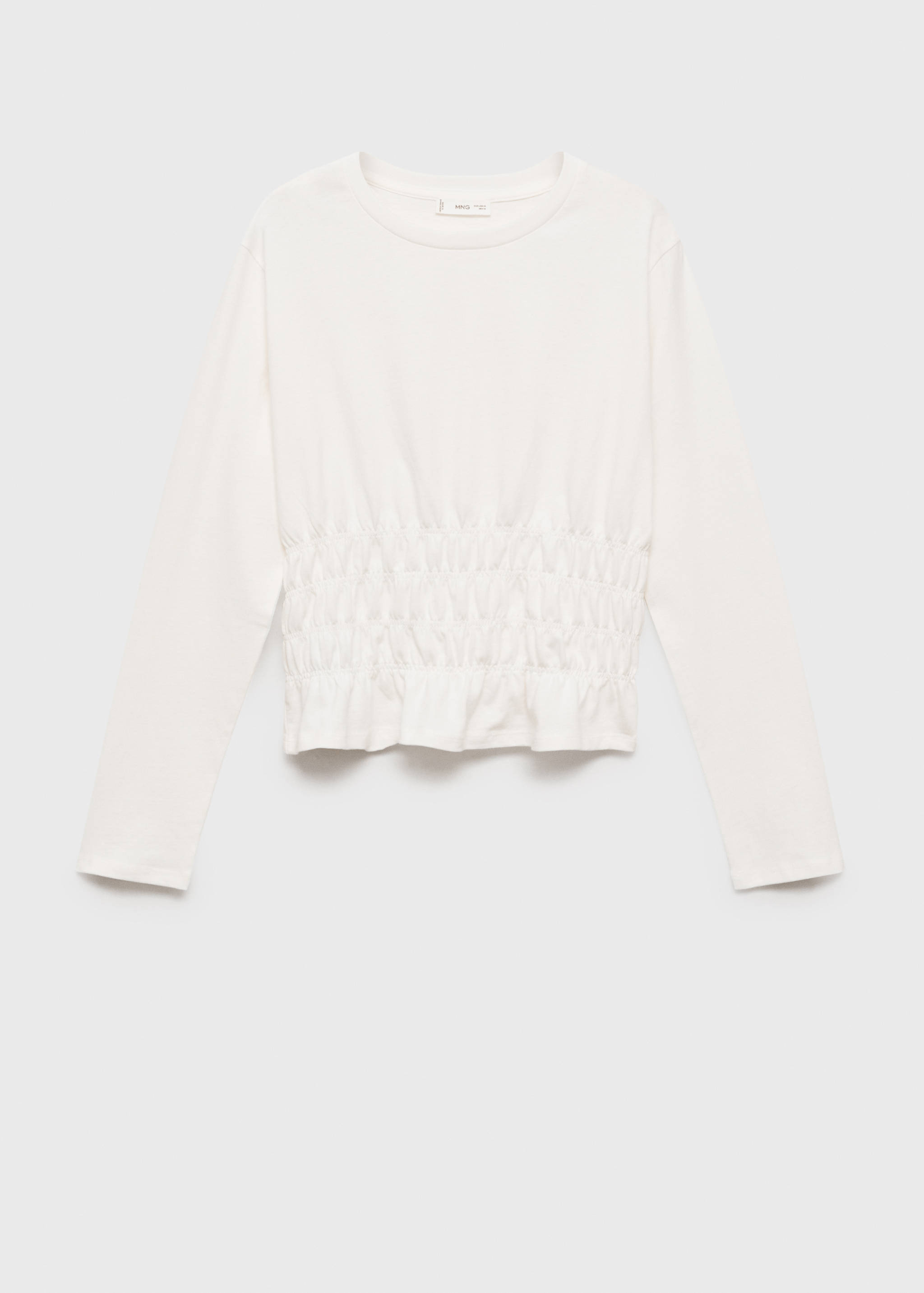 T-shirt with gathered waist - Article without model