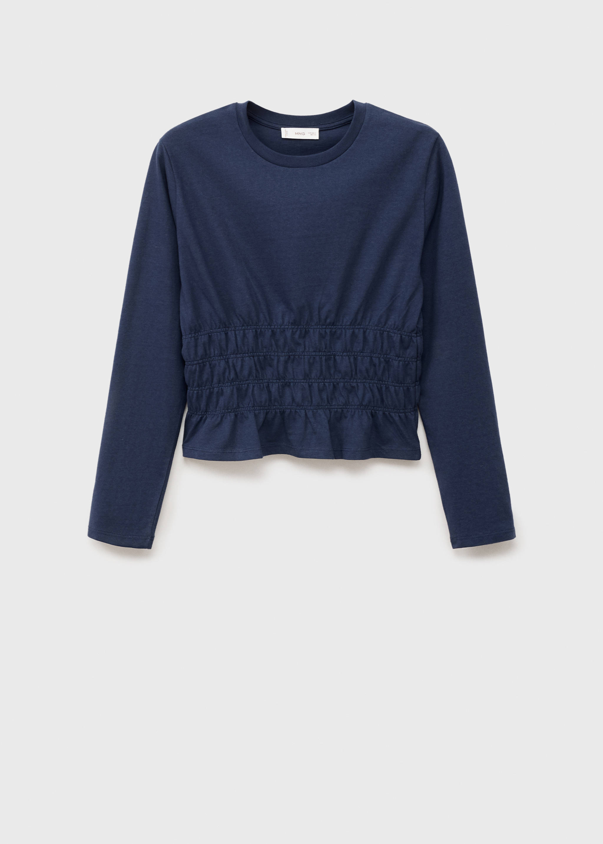 T-shirt with gathered waist - Article without model