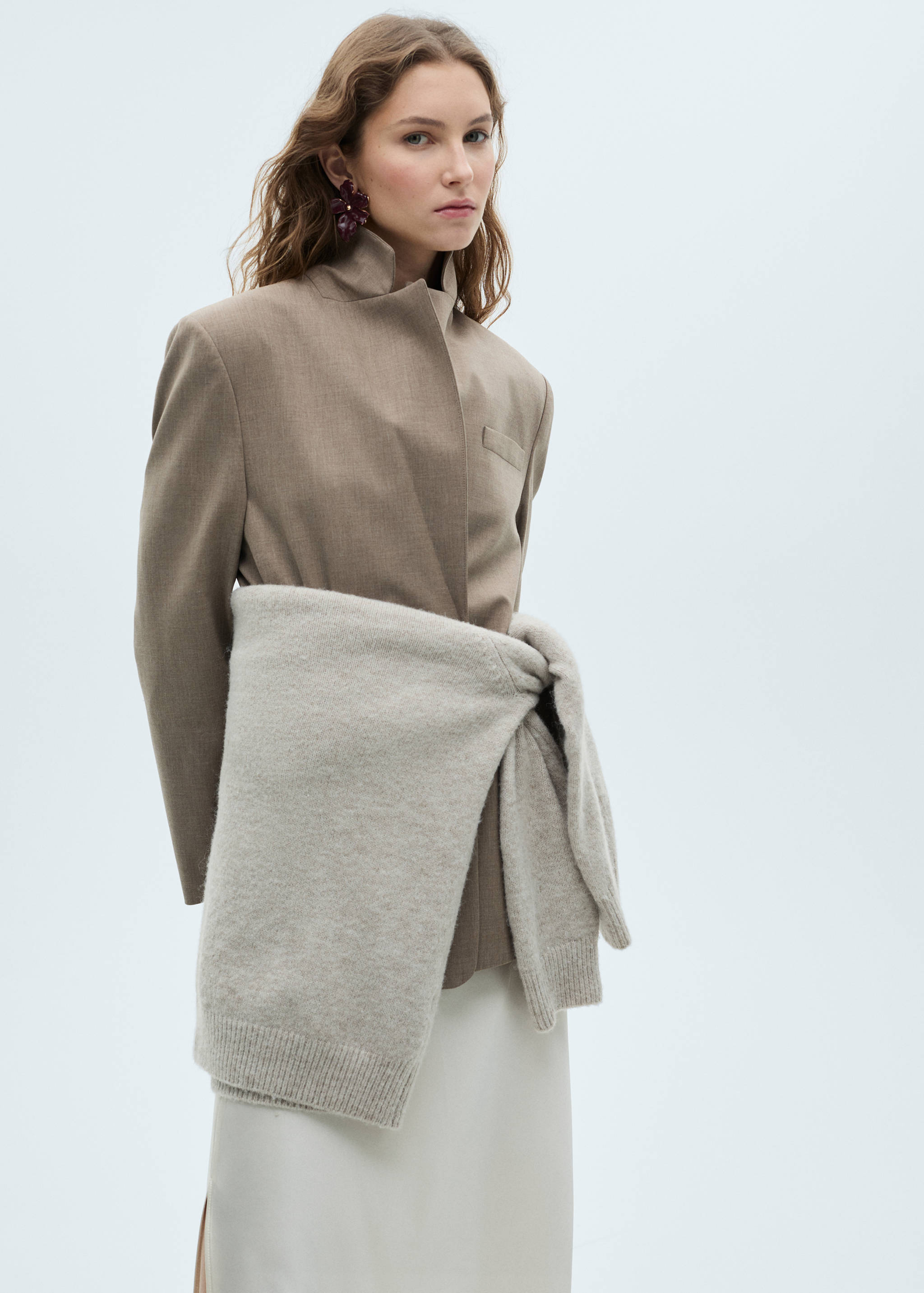 Серьги с цветами - Общий план