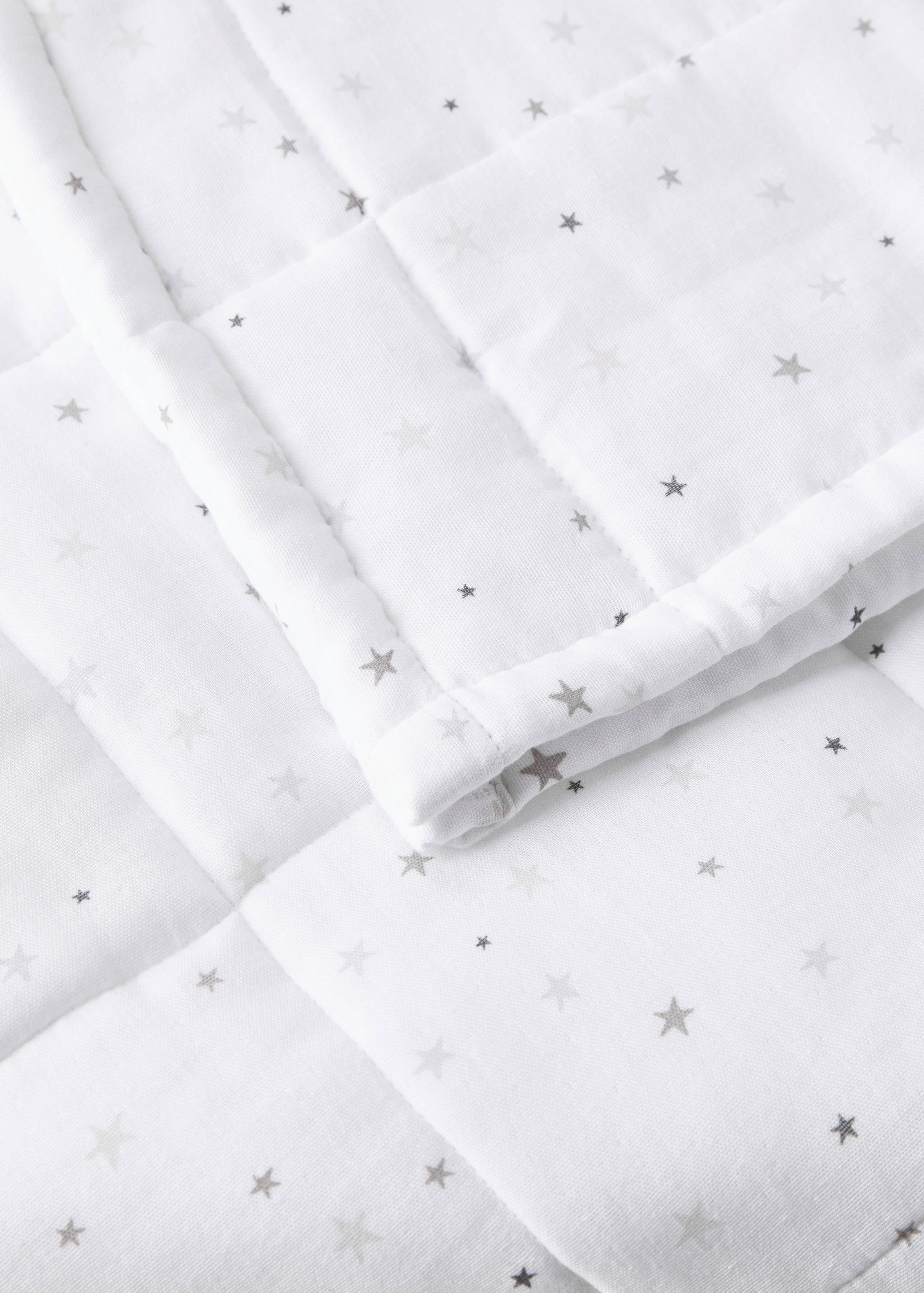 Cotton floral-print children's bedspread for 90/105 cm bed - Details of the article 1