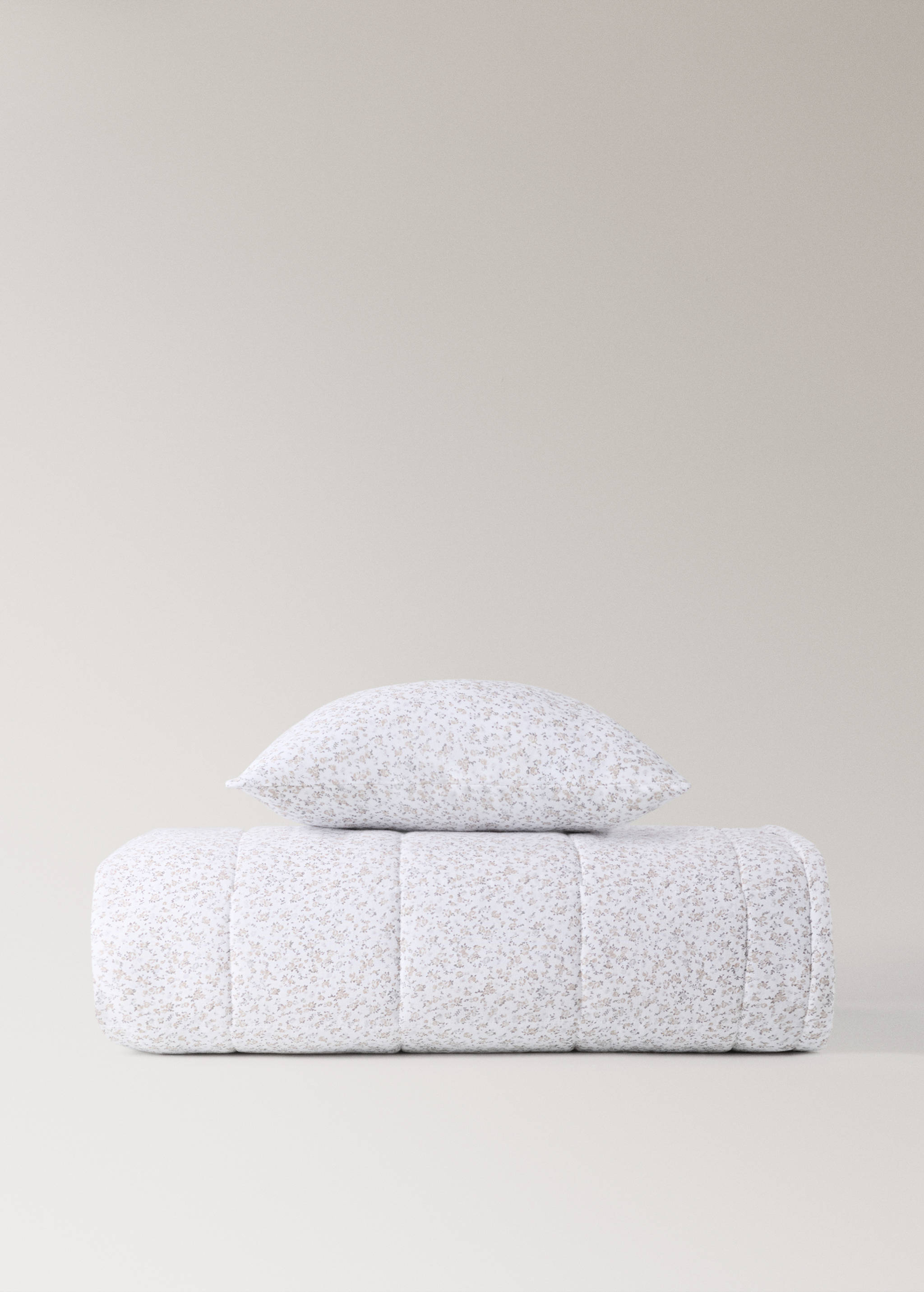 Cuvertură pentru pătuț din bumbac cu imprimeu floral - Detaliu al articolului 3