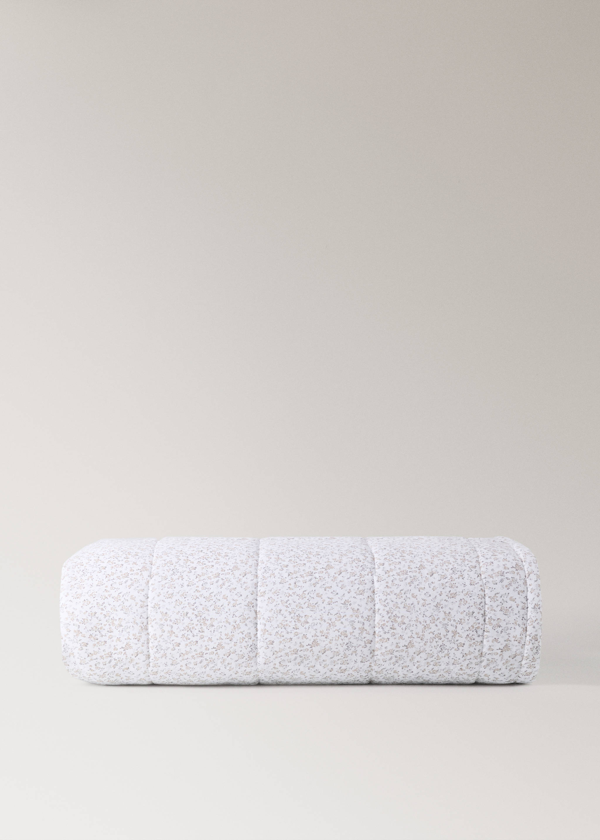 Katoenen sprei met bloemetjesprint voor wieg - Artikel zonder model