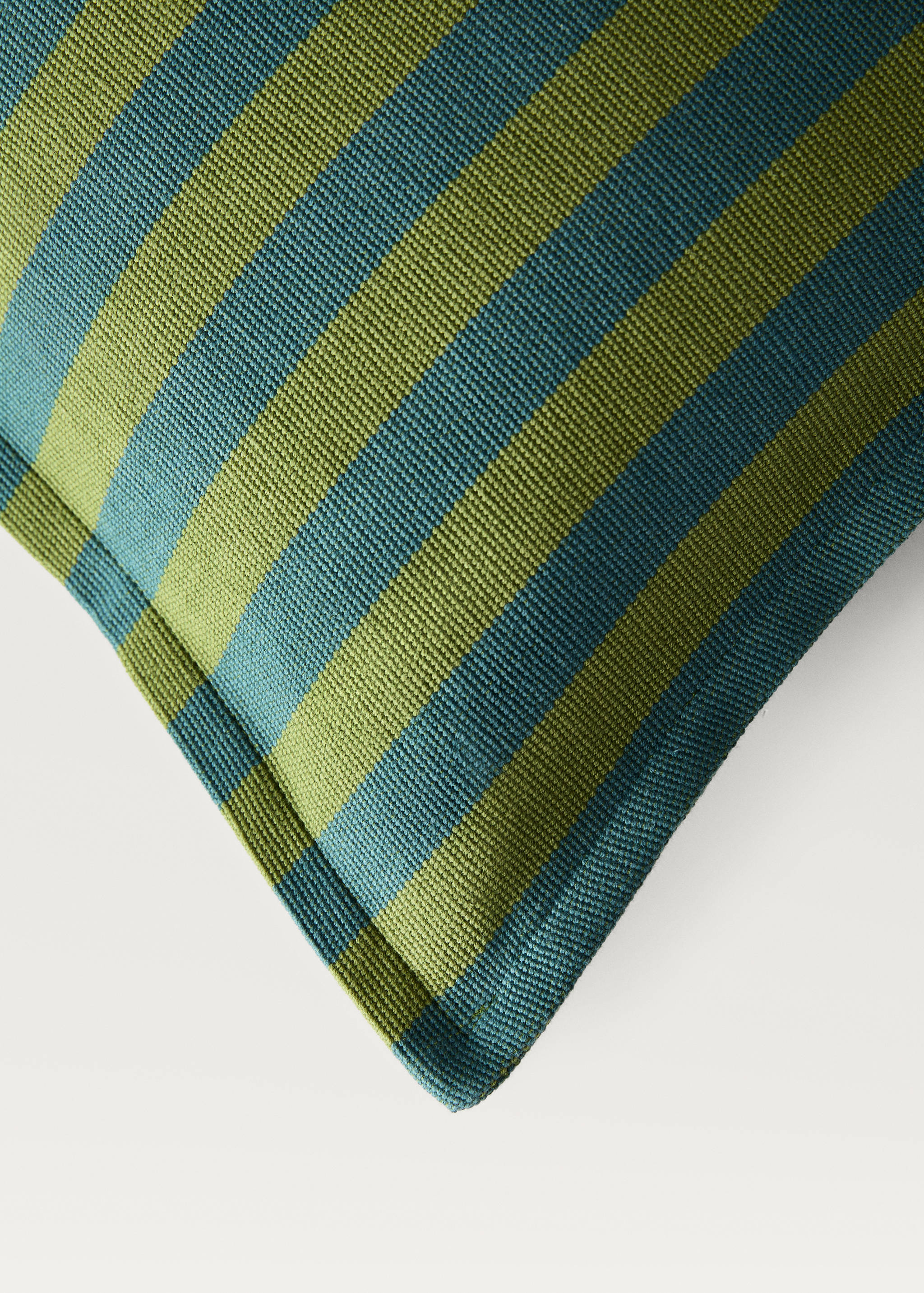 Kuddfodral i bomull med vävd rand 30x50 cm - Detaljer om artikeln 3