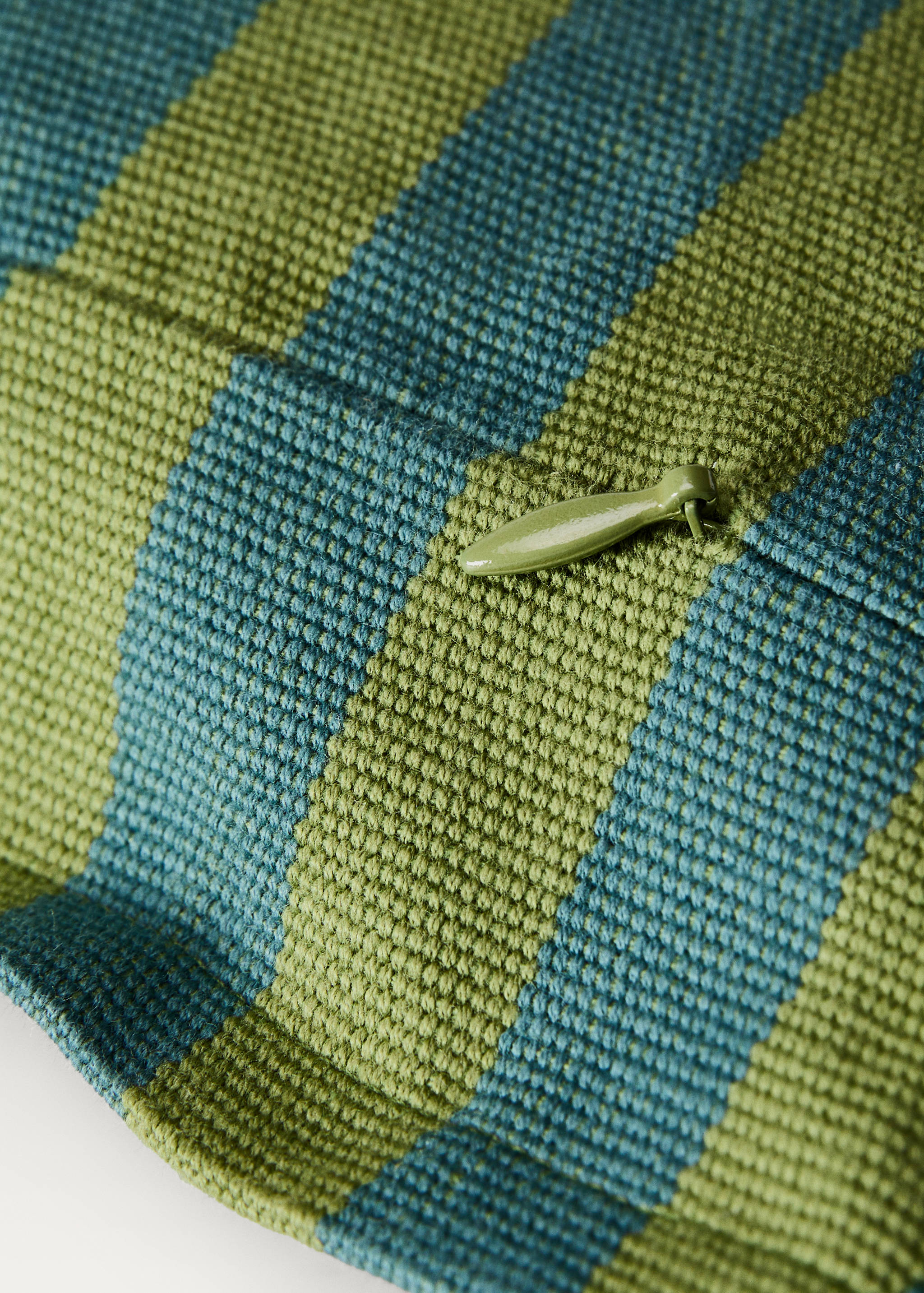 Kuddfodral i bomull med vävd rand 30x50 cm - Detaljer om artikeln 4