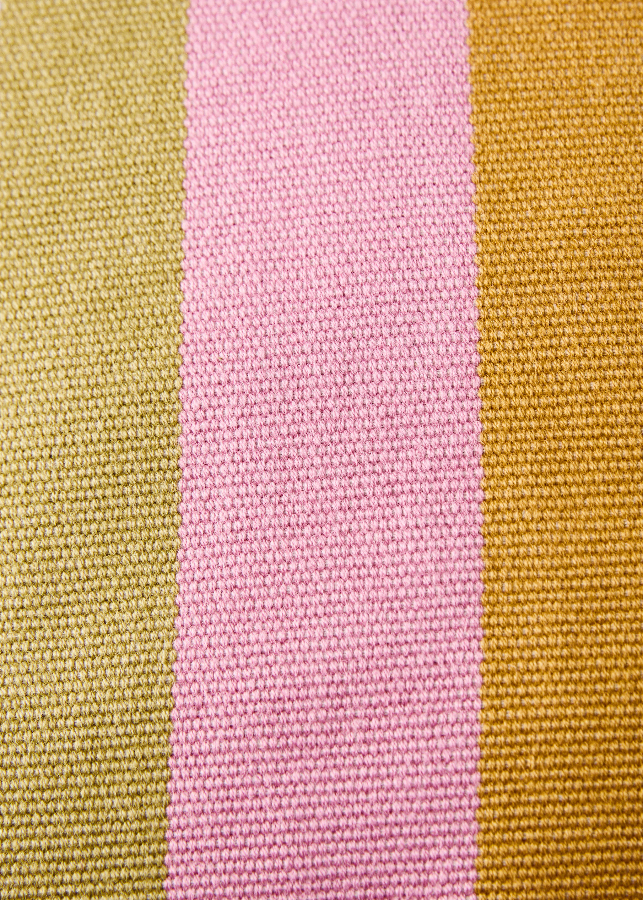 Kuddfodral i bomull med vävd rand 30x50 cm - Detaljer om artikeln 4