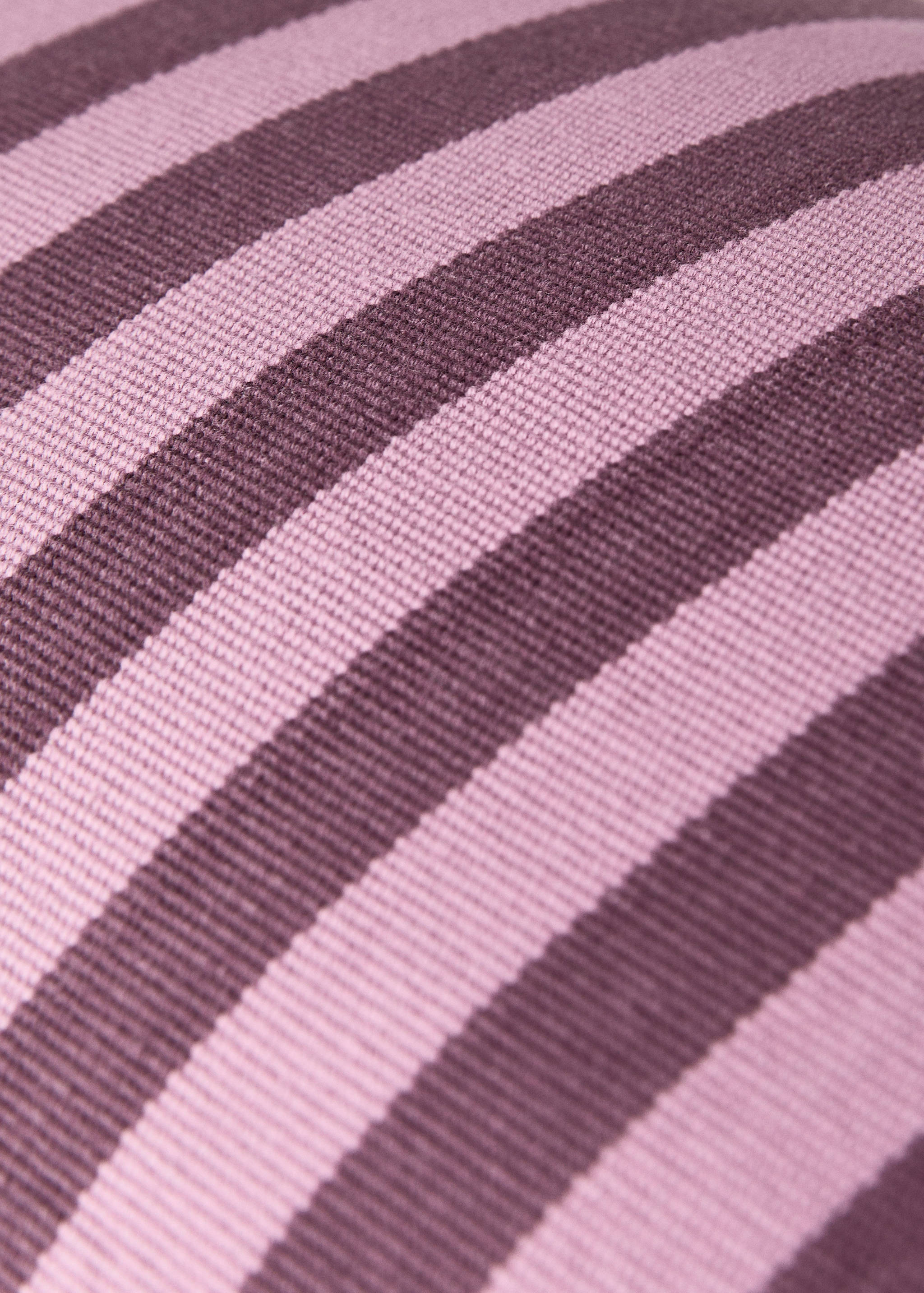 Kuddfodral i bomull med vävd rand 30x50 cm - Detaljer om artikeln 2