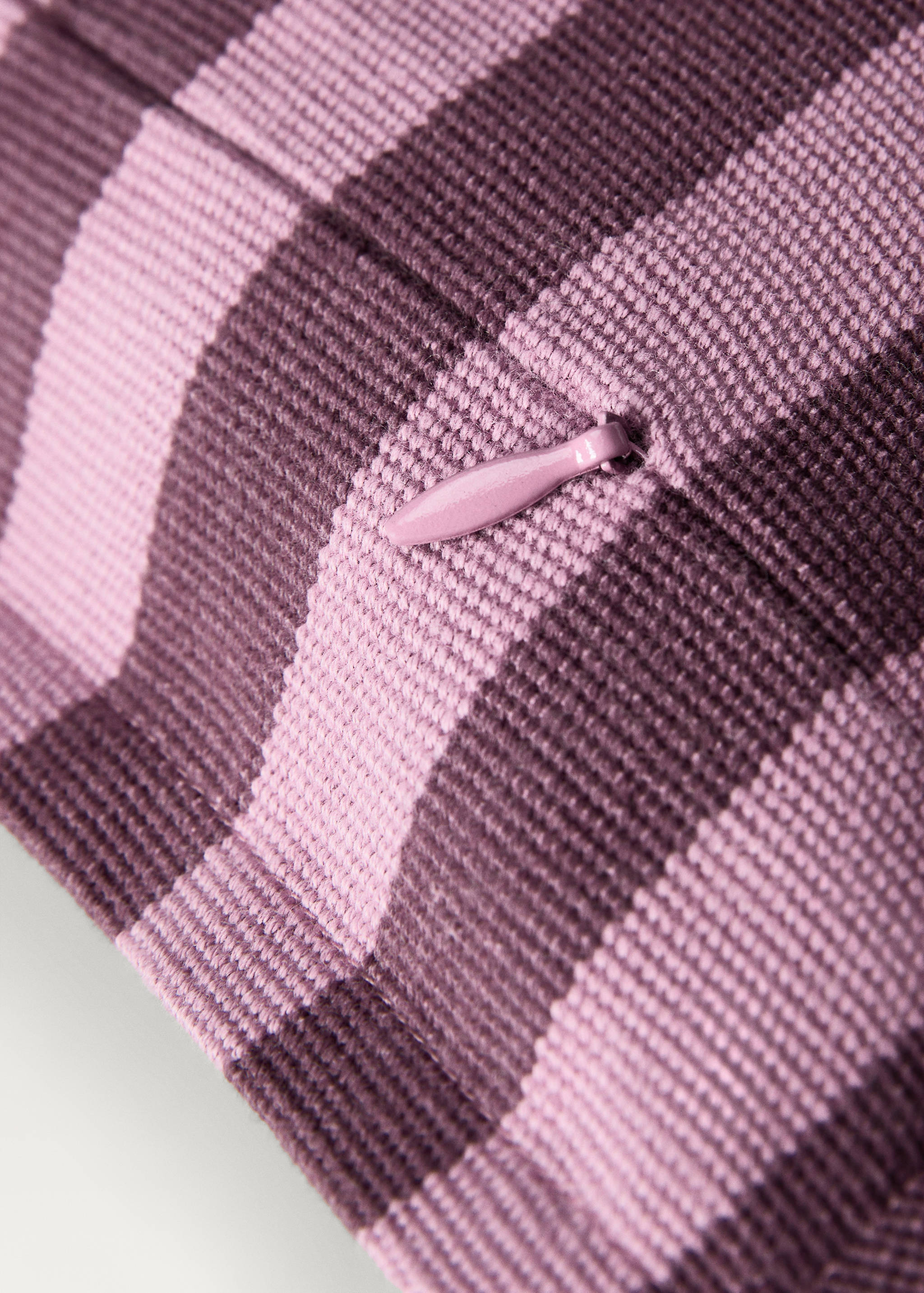 Kuddfodral i bomull med vävd rand 30x50 cm - Detaljer om artikeln 4