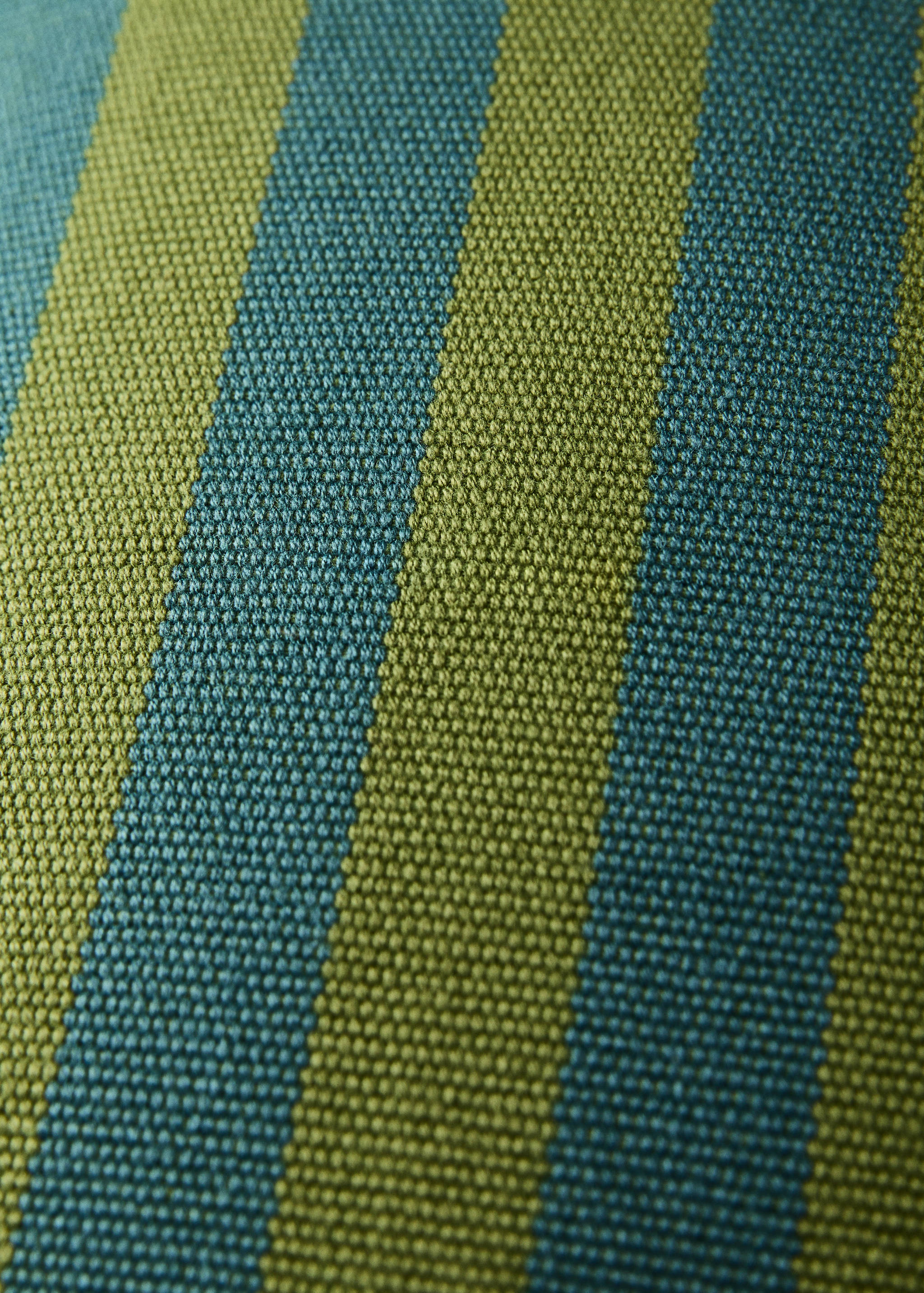 Cotton cushion cover with woven stripe 50x50cm - Details of the article 2
