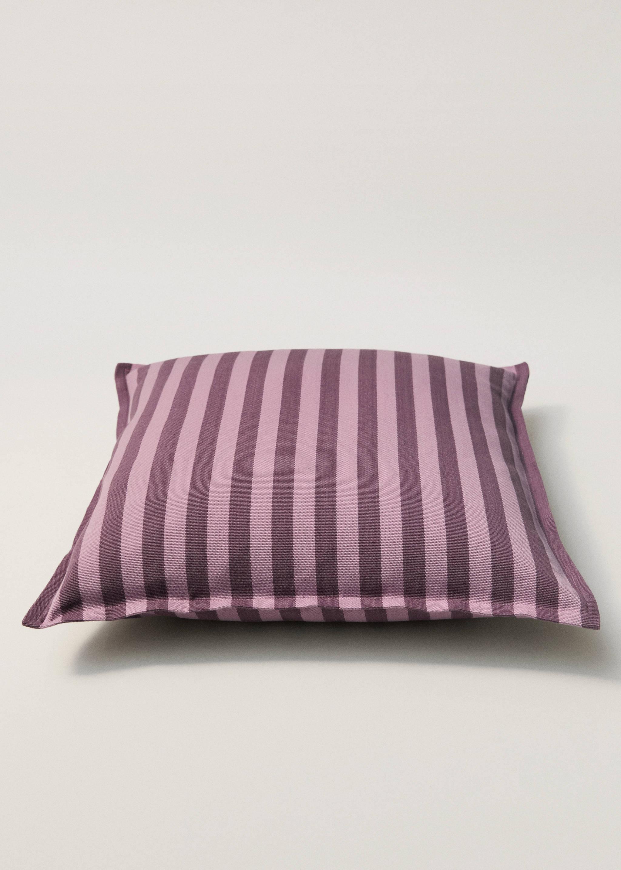 Cotton cushion cover with woven stripe 50x50cm - Details of the article 8