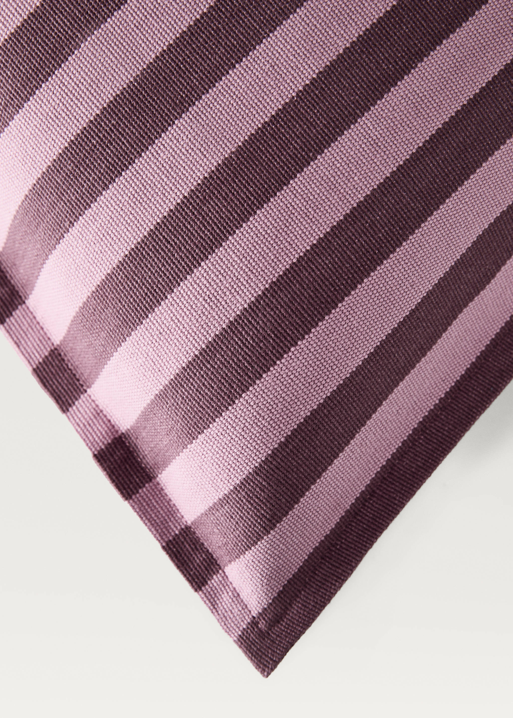 Cotton cushion cover with woven stripe 50x50cm - Details of the article 2