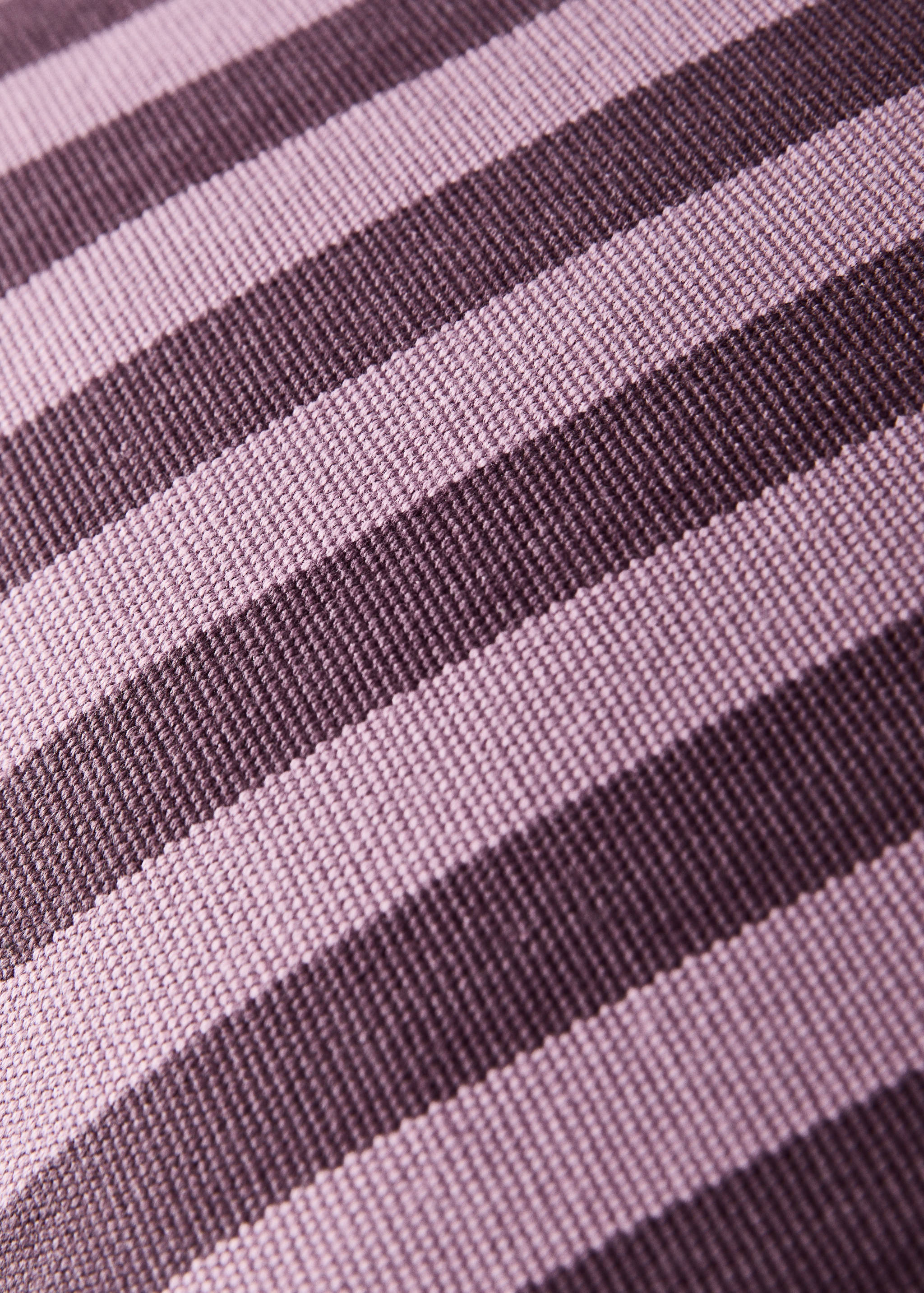 Cotton cushion cover with woven stripe 50x50cm - Details of the article 4
