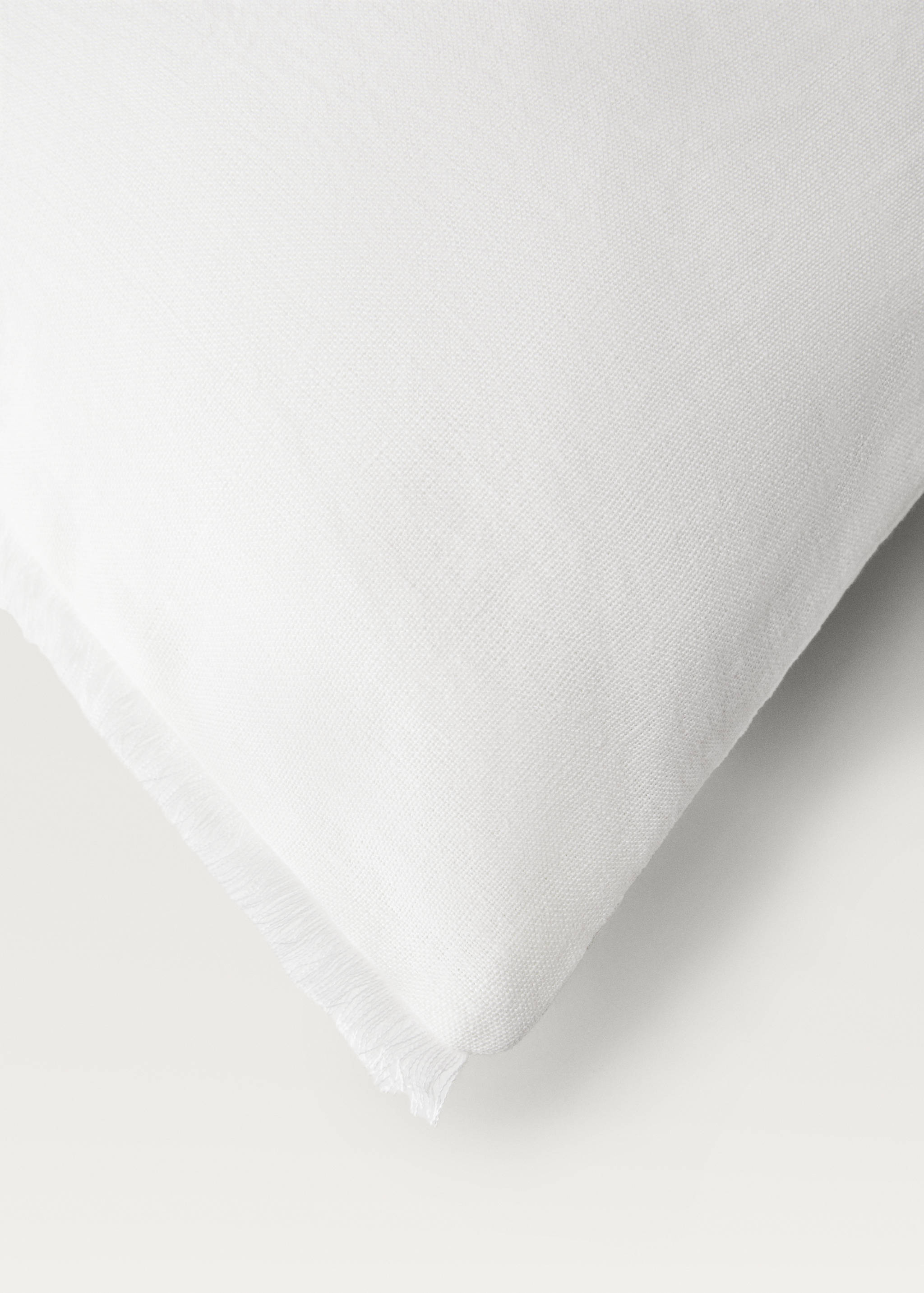 Vászon párnahuzat rojtokkal, 50x50 cm - A termék adatai 2