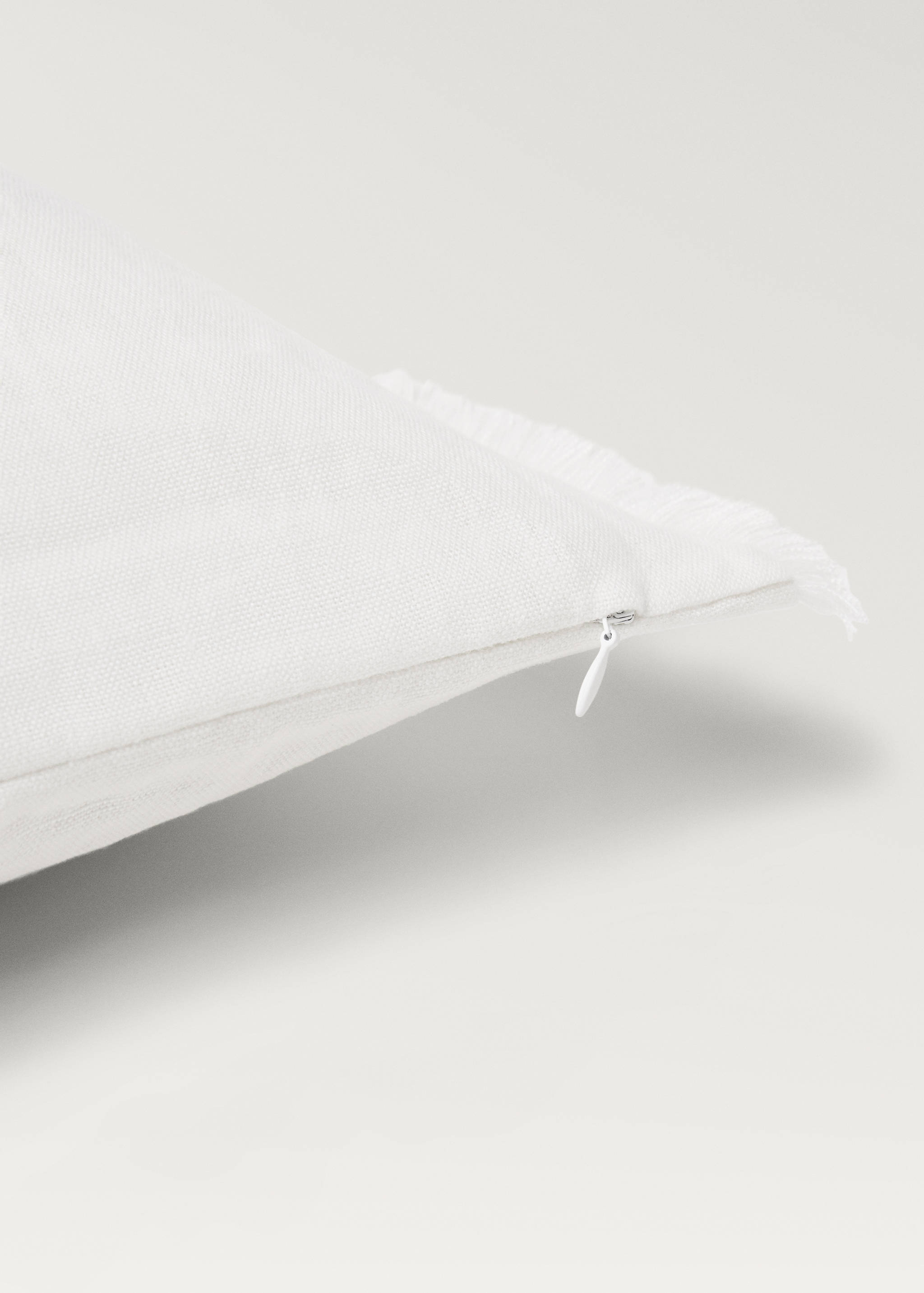 Vászon párnahuzat rojtokkal, 50x50 cm - A termék adatai 3