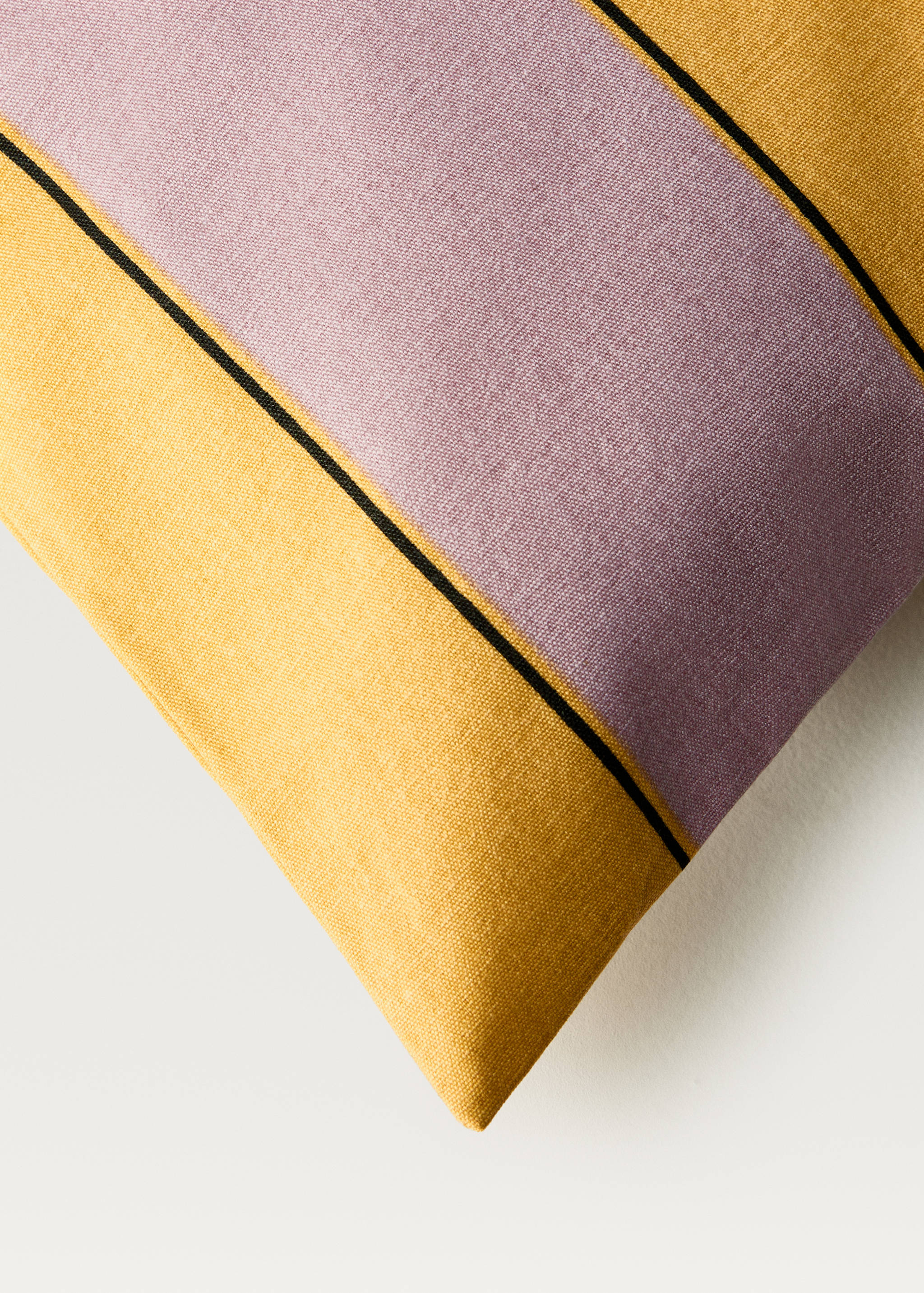 Waterproof striped cushion cover 50x50 cm - Details of the article 1