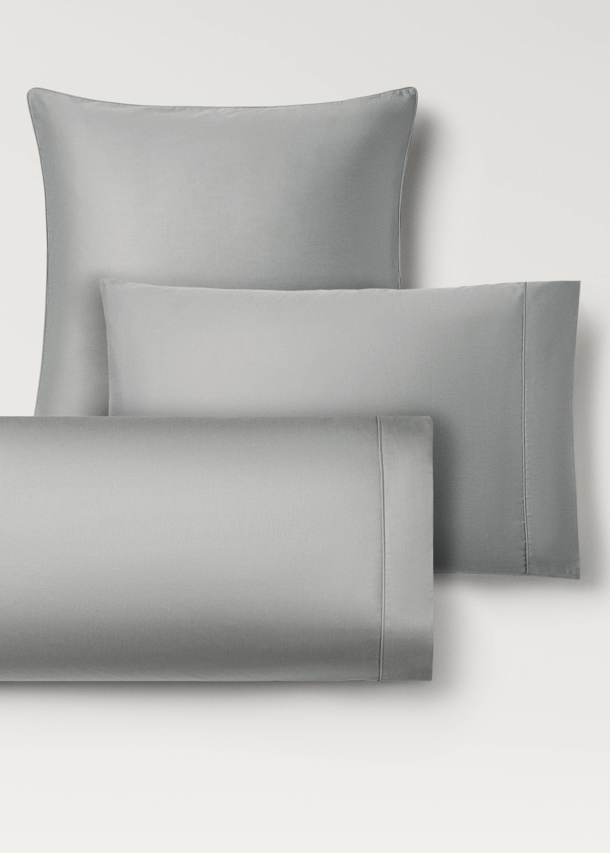 Two 600-thread cotton satin pillowcases 50x75 cm - Details of the article 4