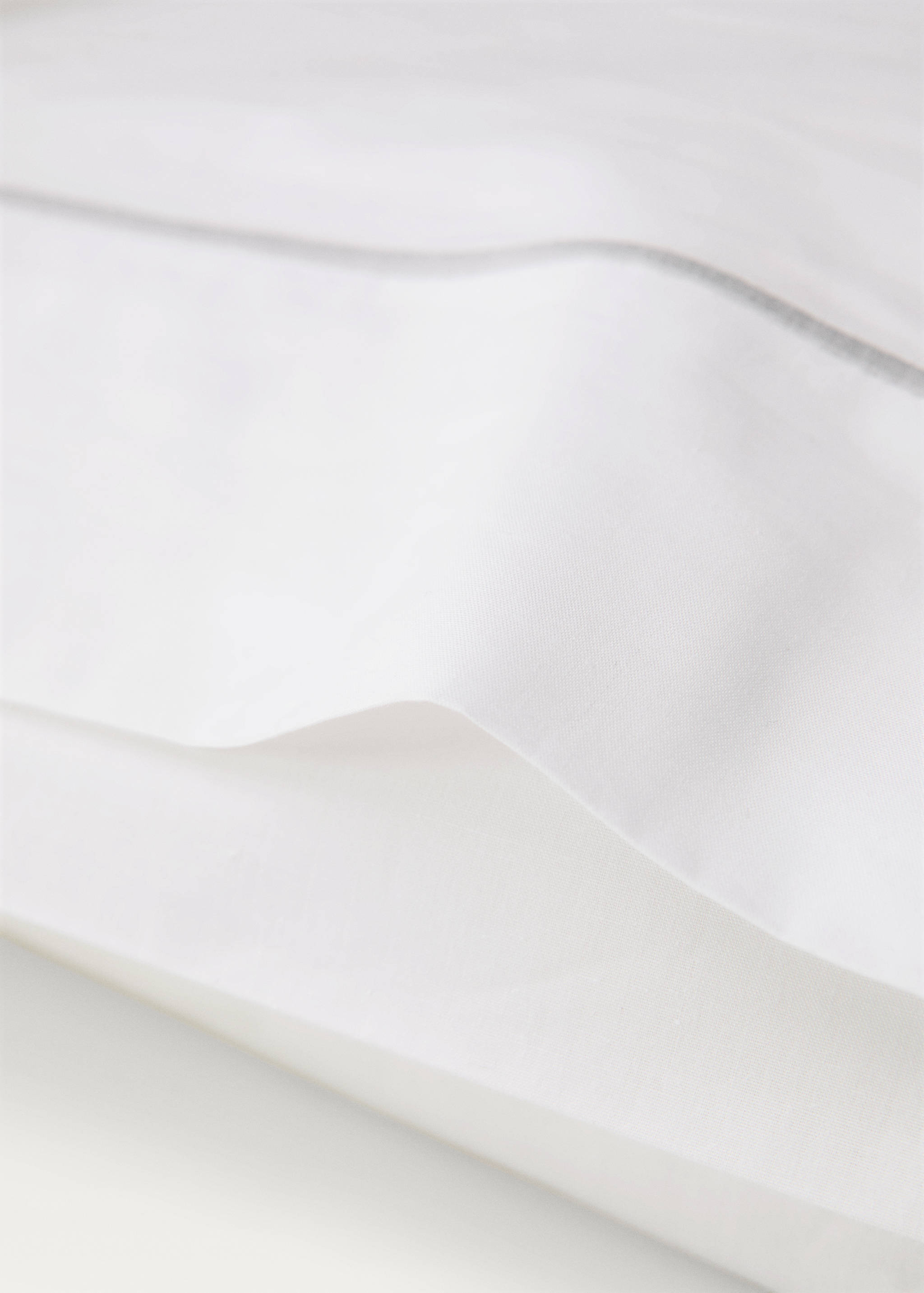 Two cotton percale pillowcases with scalloped detail 50x75 cm - Details of the article 2