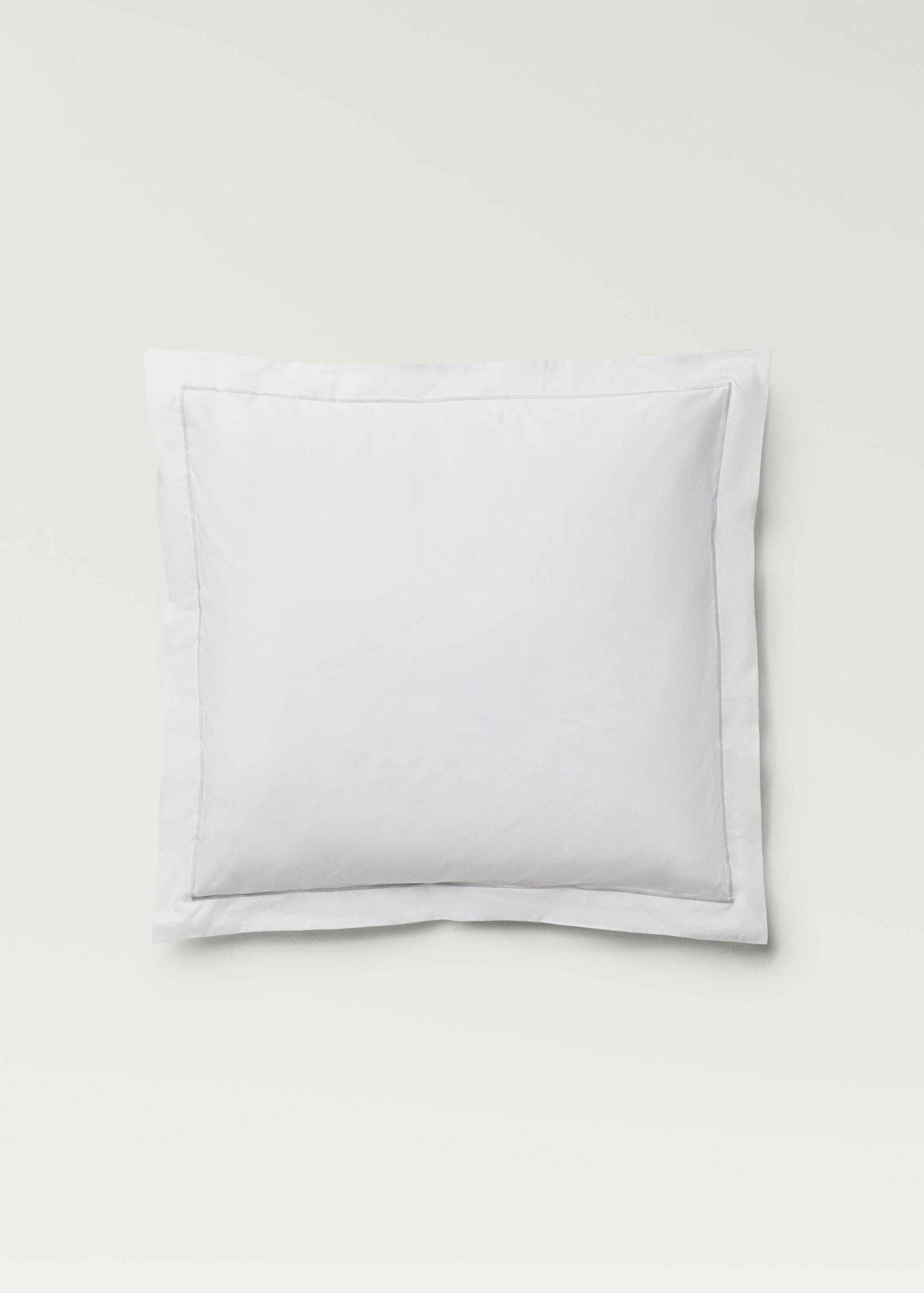 Two cotton percale pillowcases with scalloped detail 60x60 cm - Article without model