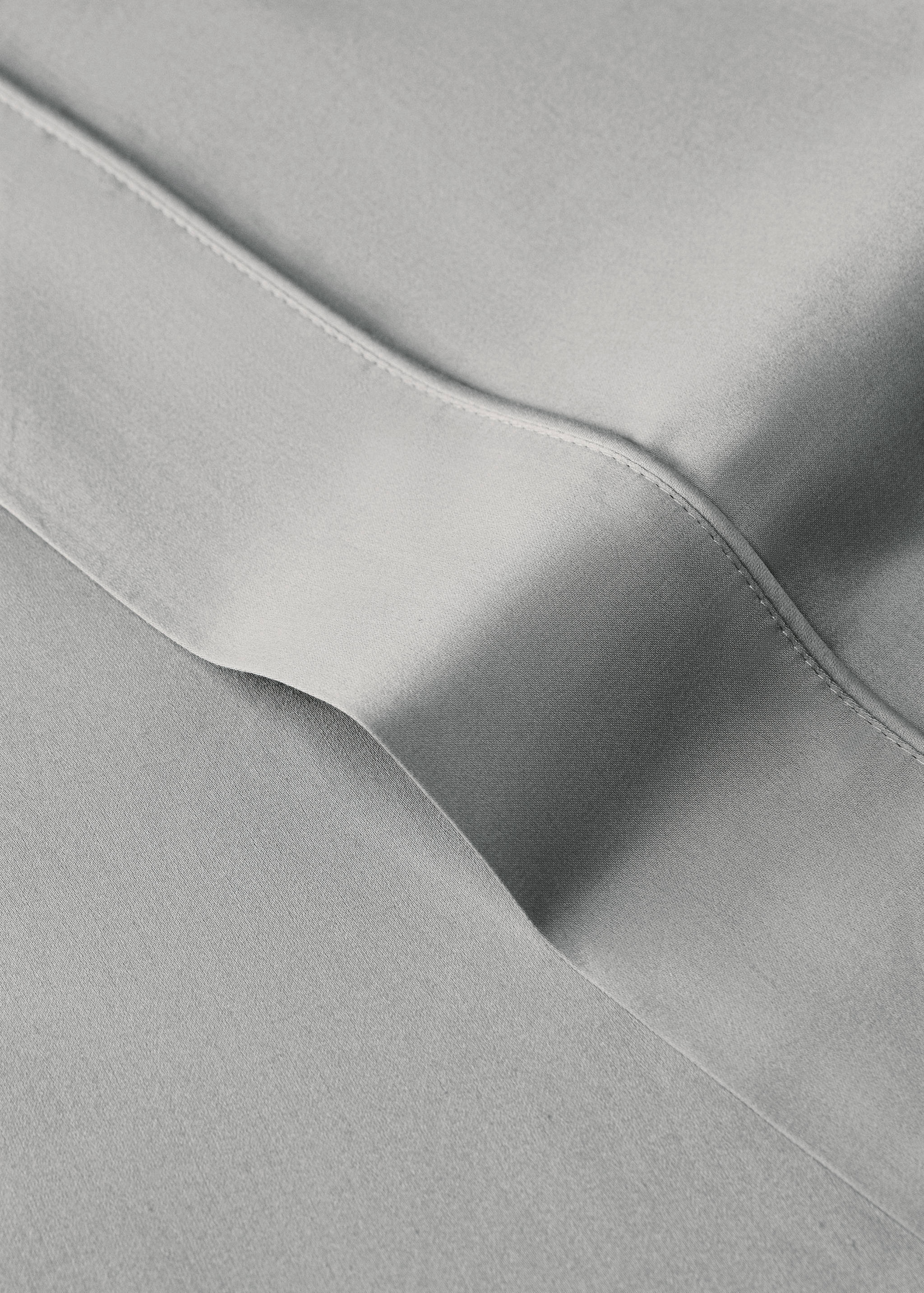 600 threads washed cotton flat sheet King bed - Details of the article 1