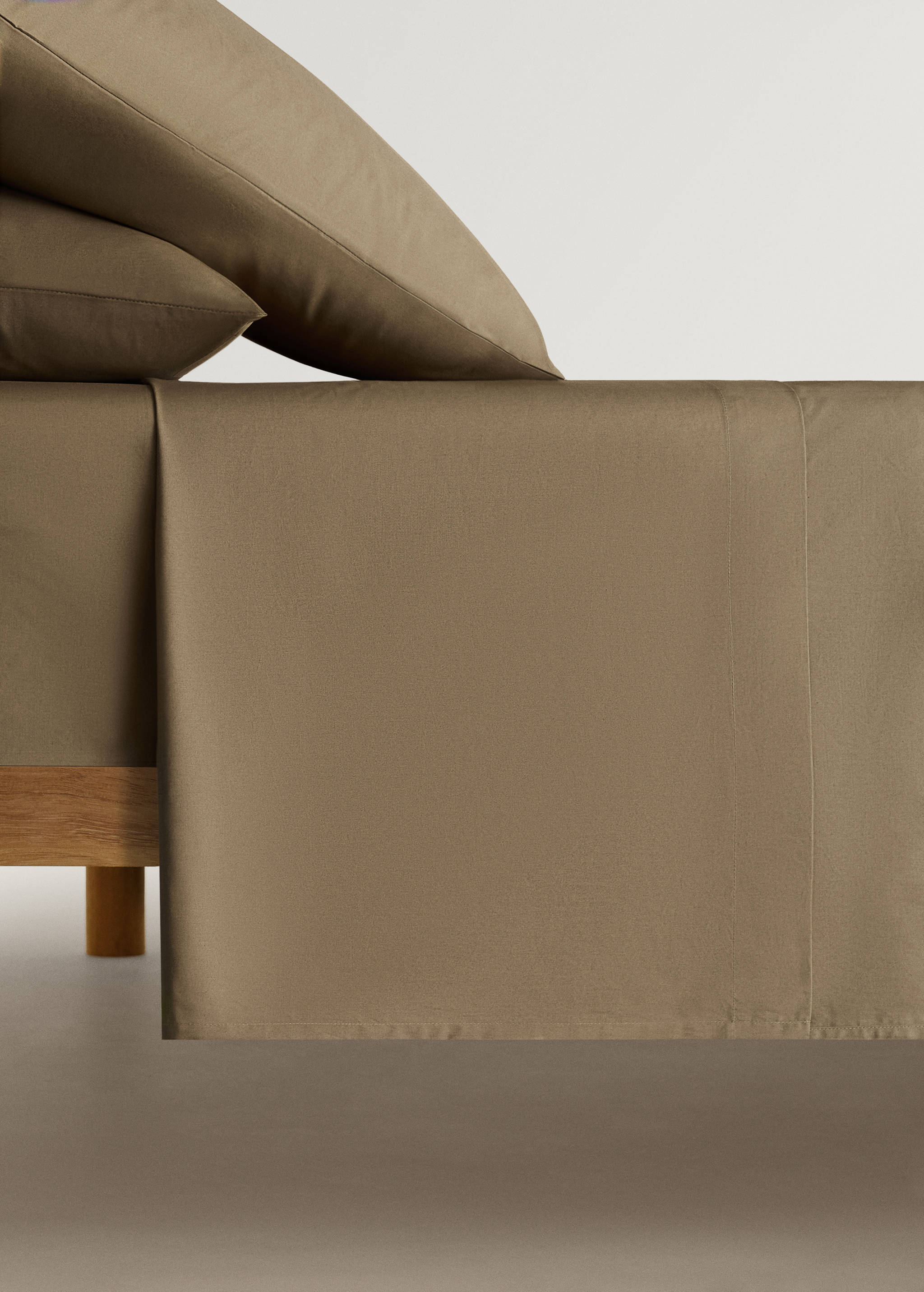 Sábana encimera algodón percal cama 135/140 cm - Artículo sin modelo