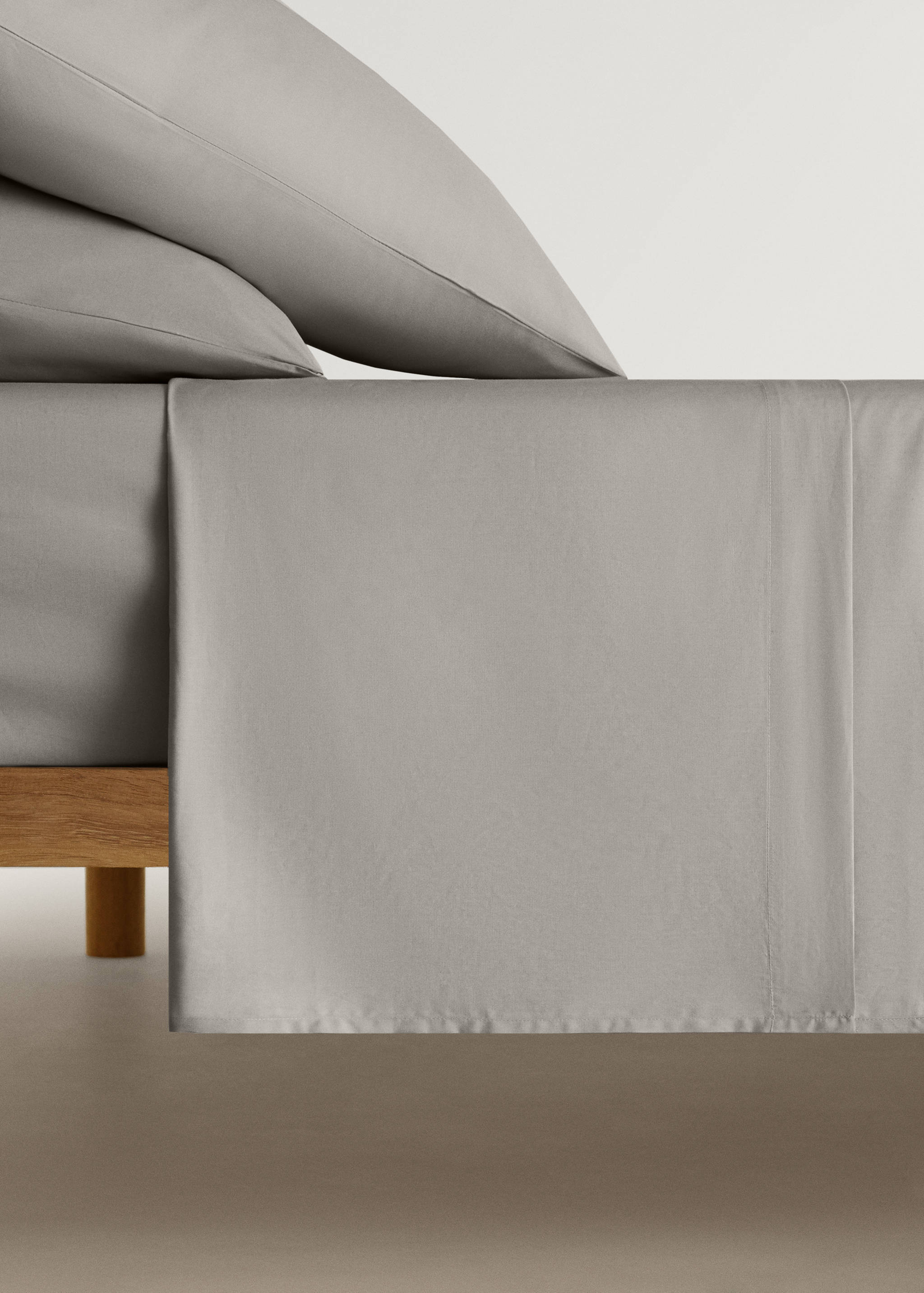 Sábana encimera algodón percal cama 135/140 cm - Artículo sin modelo