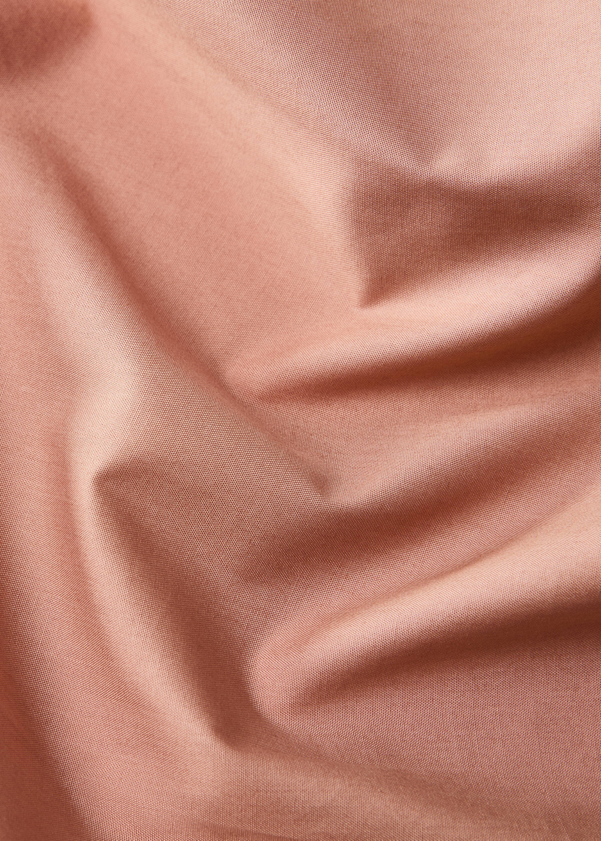 Cotton percale fitted sheet for 180/200 cm bed - Details of the article 3