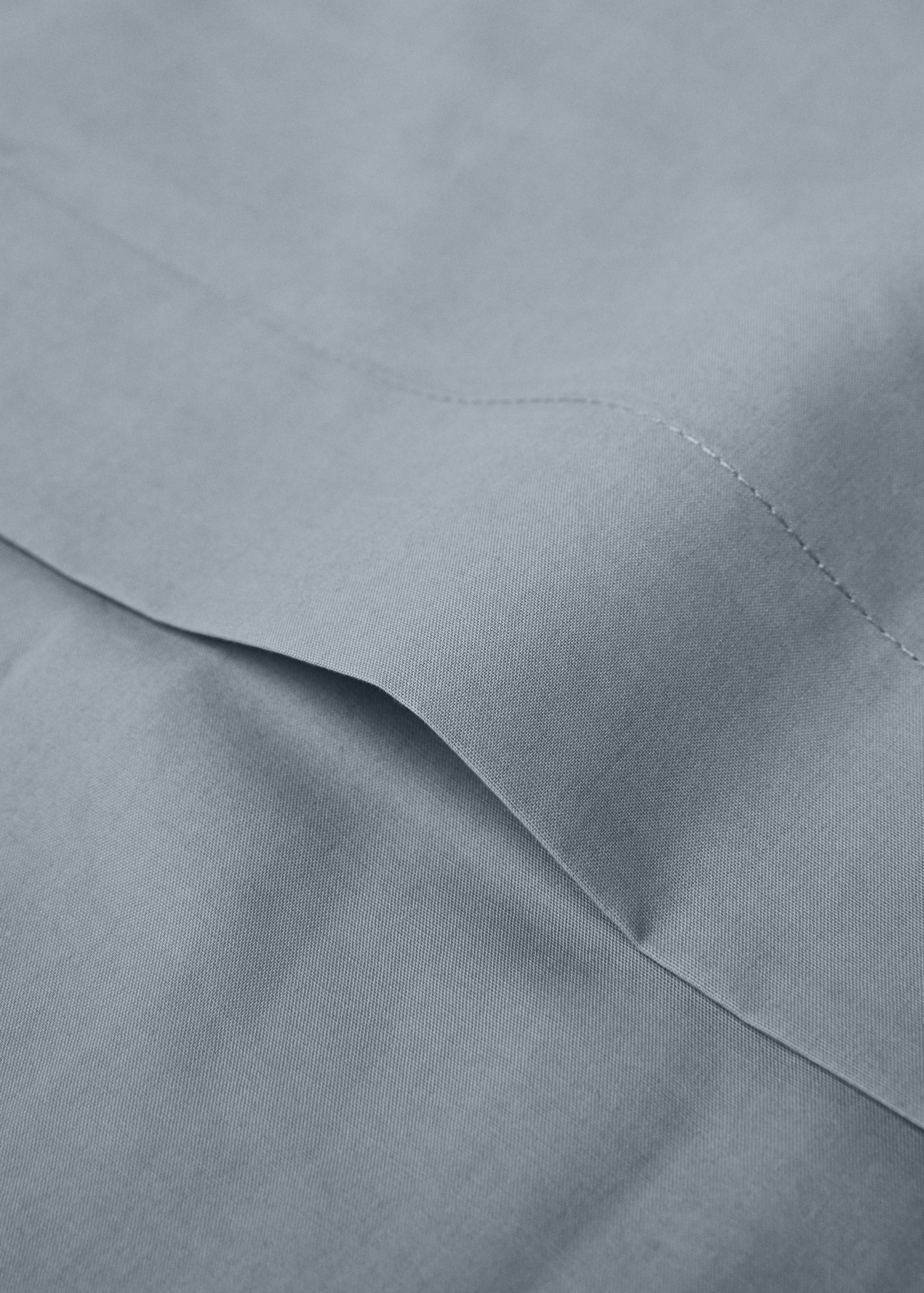 Cotton percale fitted sheet for 180/200 cm bed - Details of the article 2