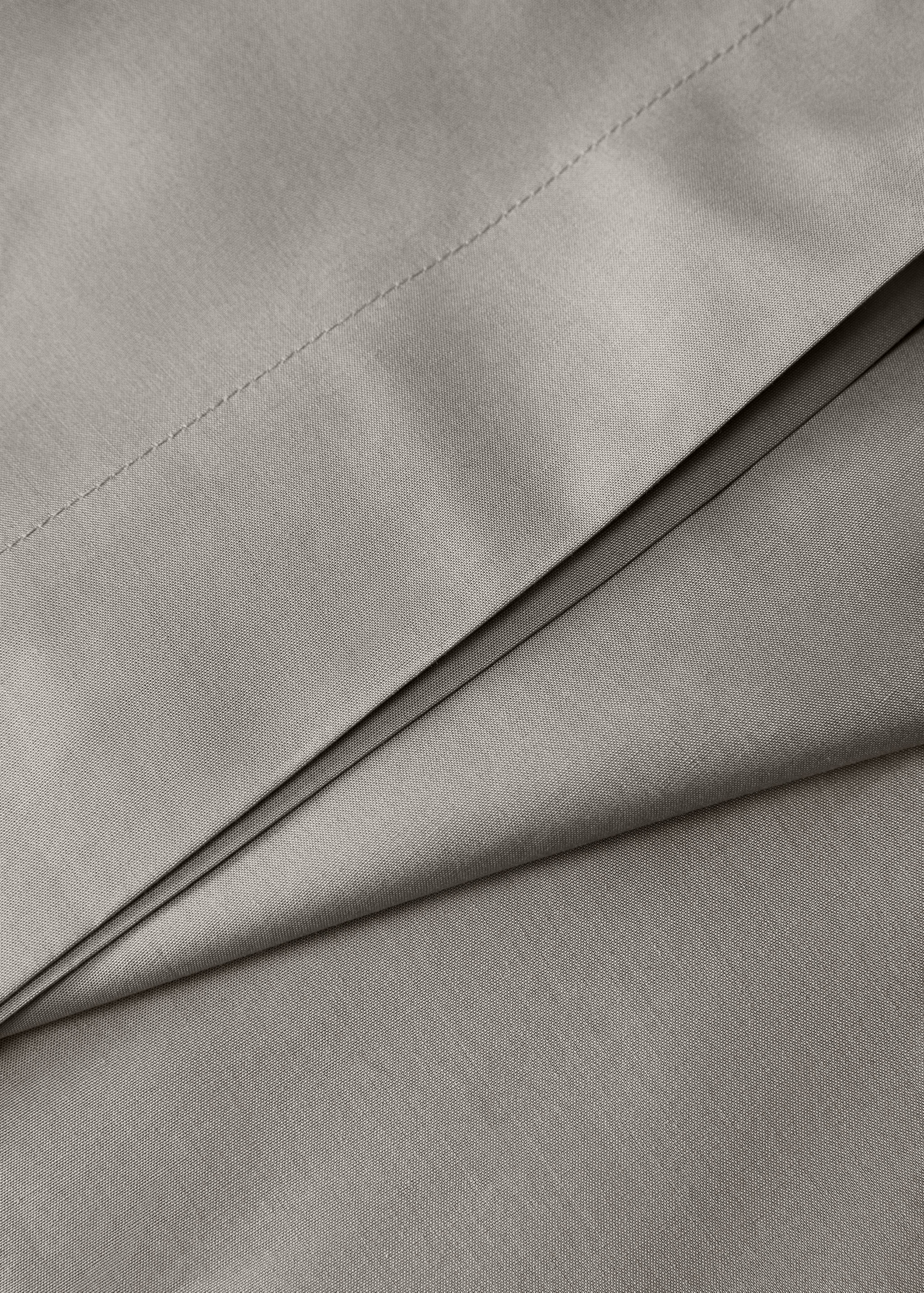 Cotton percale fitted sheet for 180/200 cm bed - Details of the article 1