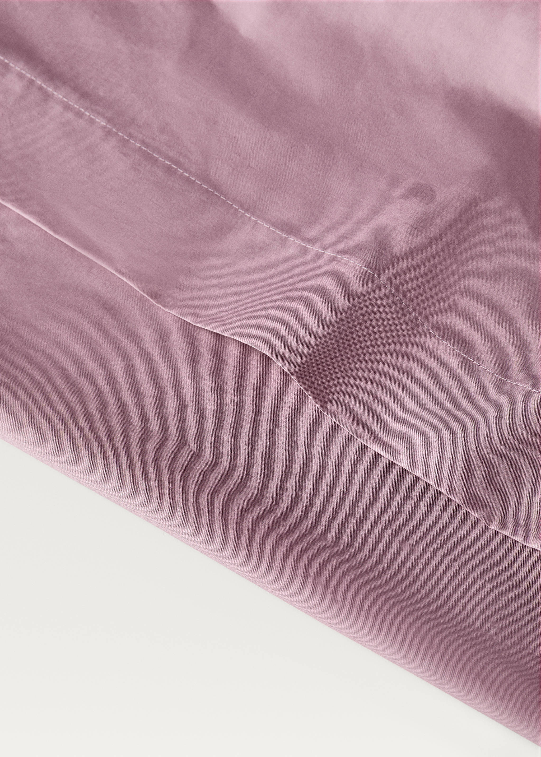 Cotton percale fitted sheet for 180/200 cm bed - Details of the article 1