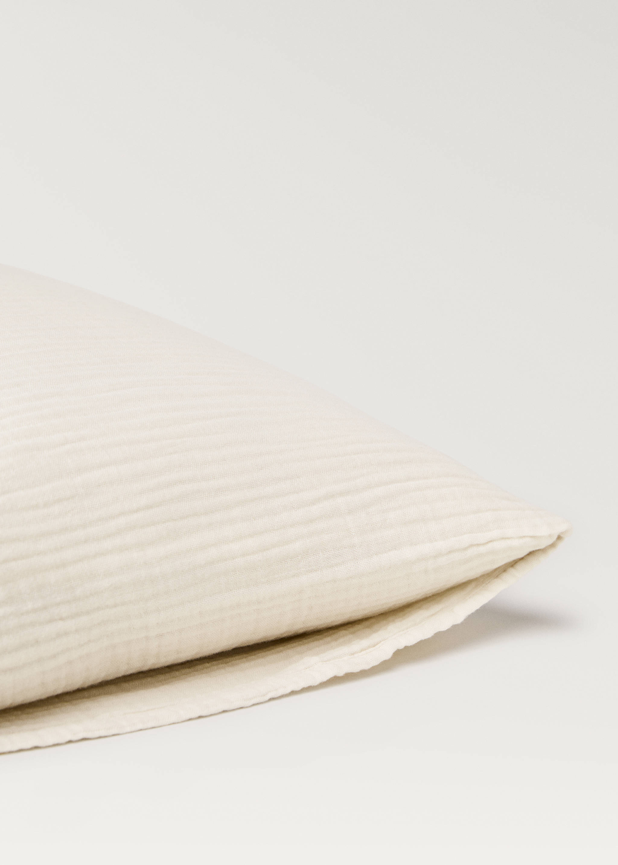 Two cotton gauze pillowcases 60x60 cm - Details of the article 2