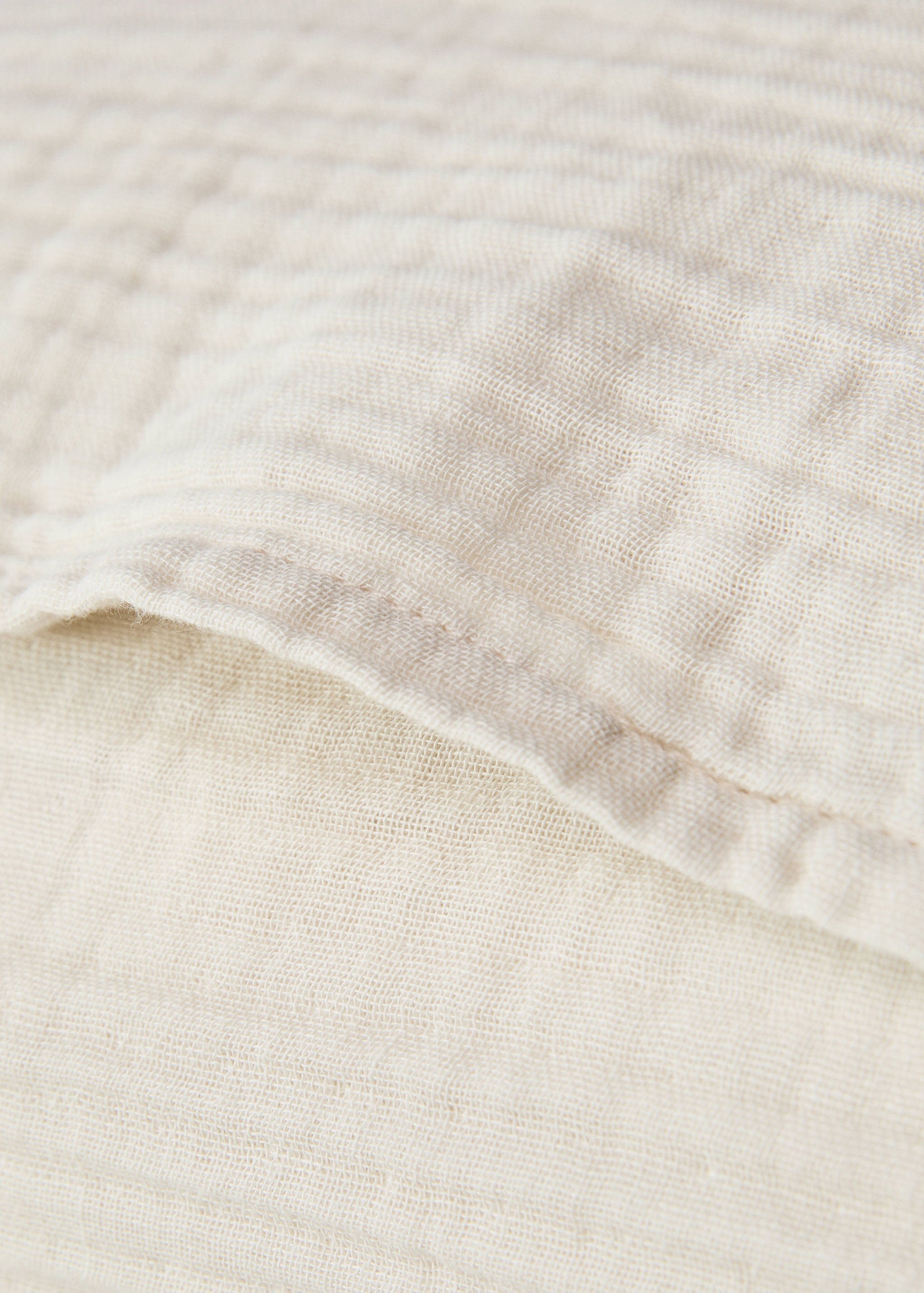 Two cotton gauze pillowcases 60x60 cm - Details of the article 3