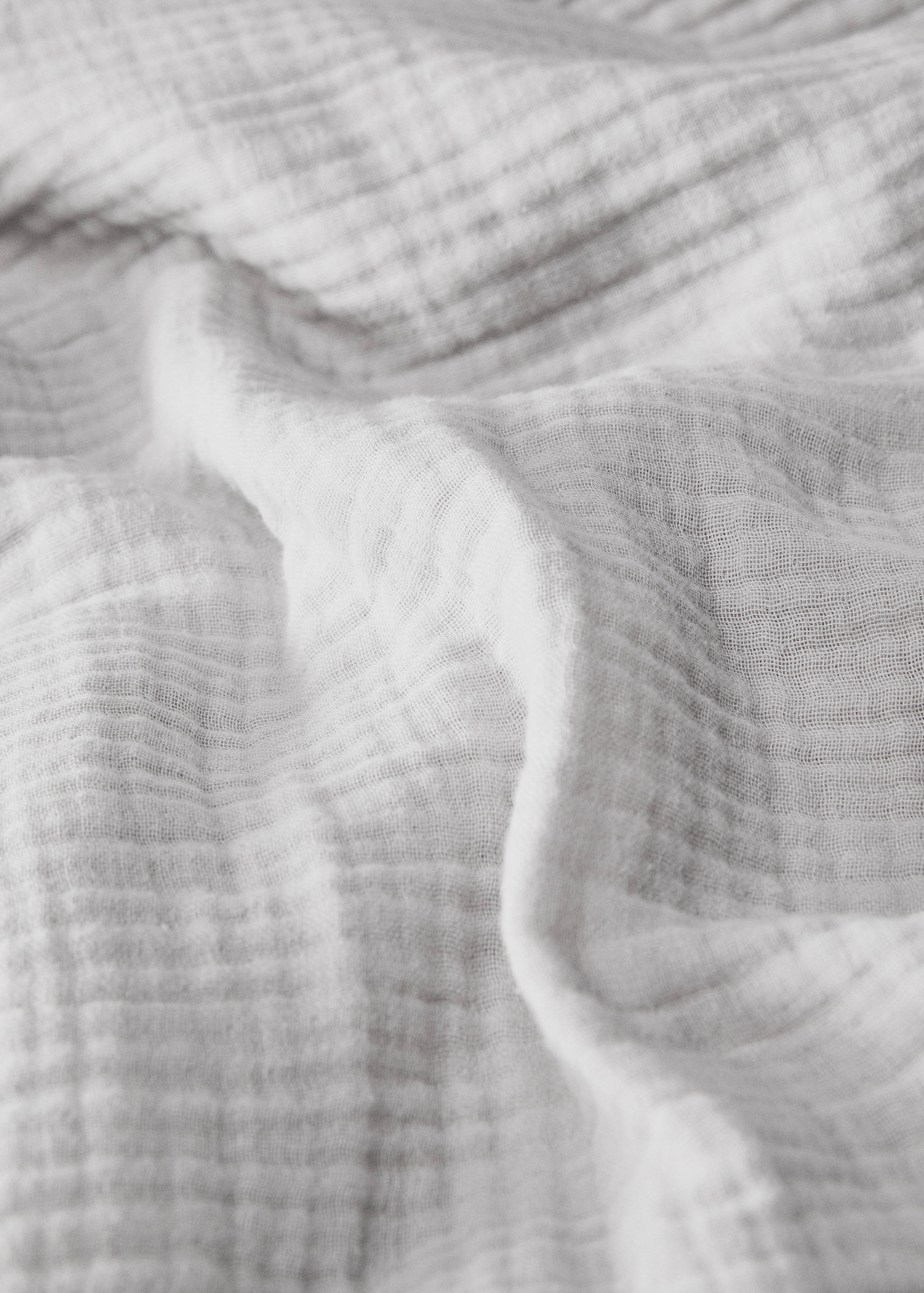 Cotton gauze duvet cover for 150/160 cm bed - Medium plane