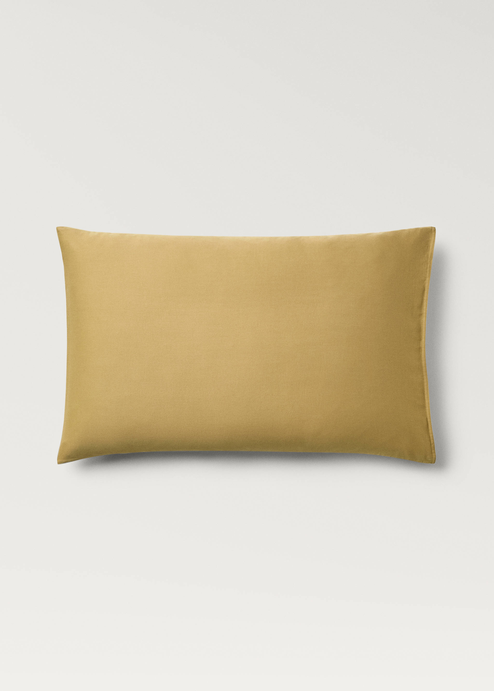 Dwie poszewki na poduszkę z pranej bawełny satynowej z podwójnym stębnowaniem 50 x 75 cm - Artykuł bez modela/modelki